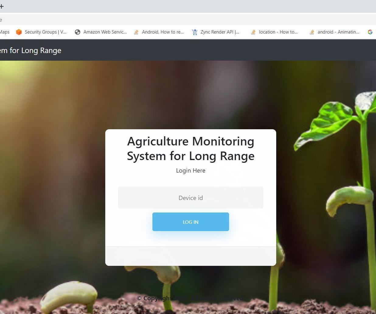 LoRa-Based Visual Monitoring System for Agriculture Iot | Designing a Fronted Application Using Firebase & Angular