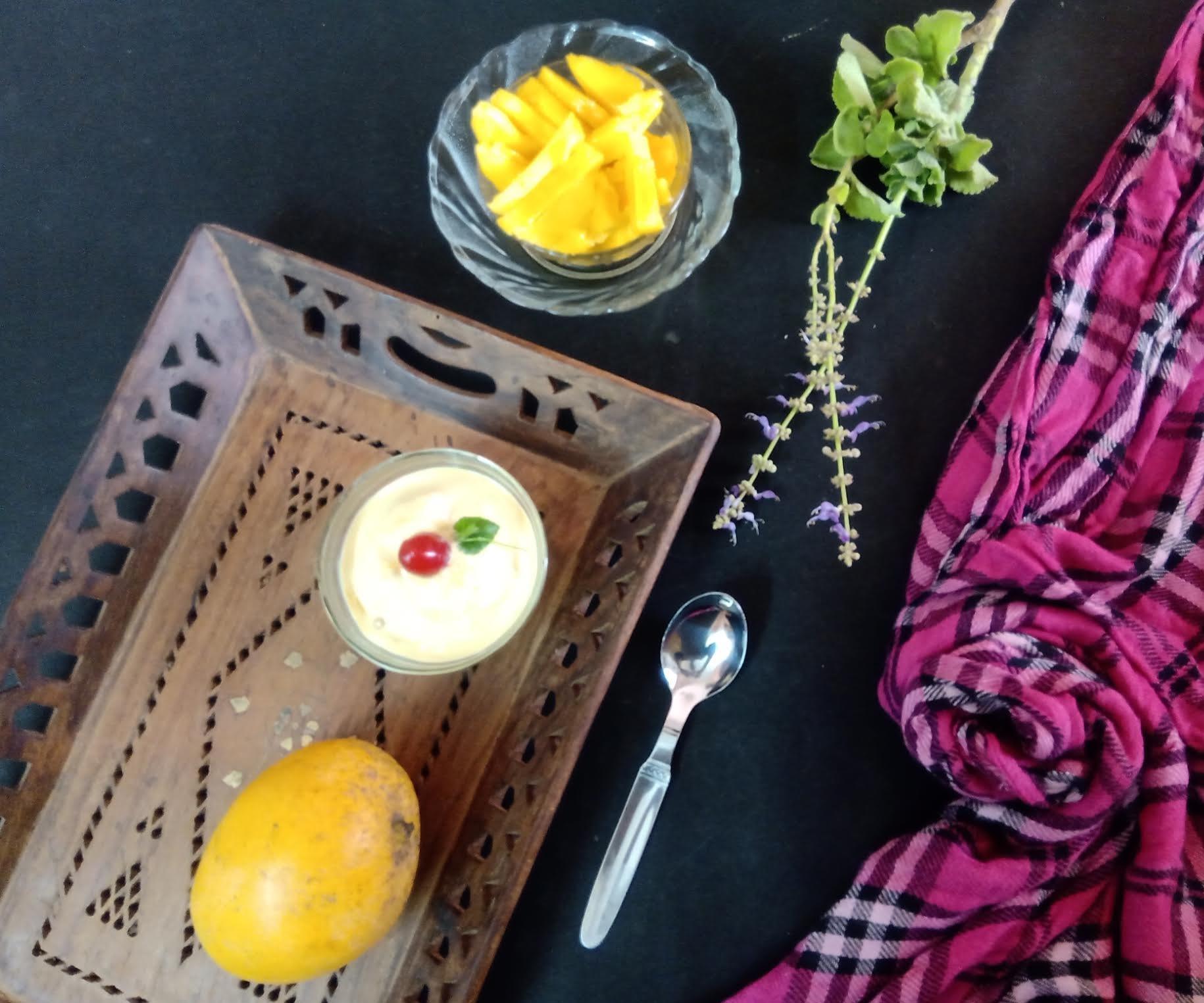 Seasonal Dessert Recipes - Mango Ice-cream!