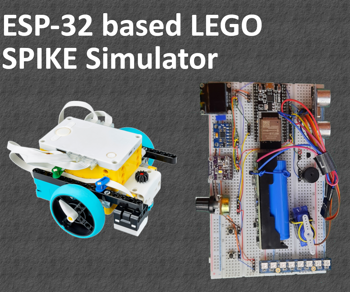 ESP-32 Based LEGO SPIKE Simulator in Micropython Environment