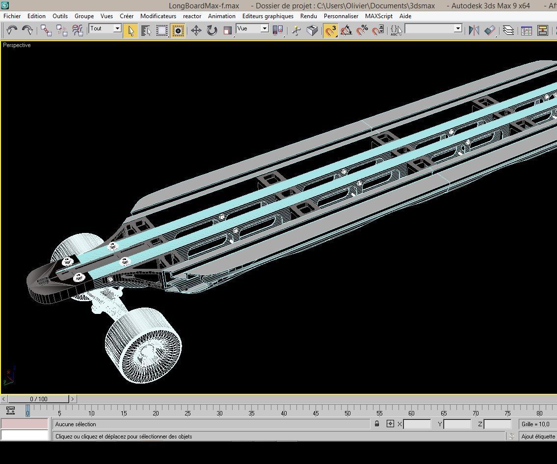 Repurposed Aluminium Longboard