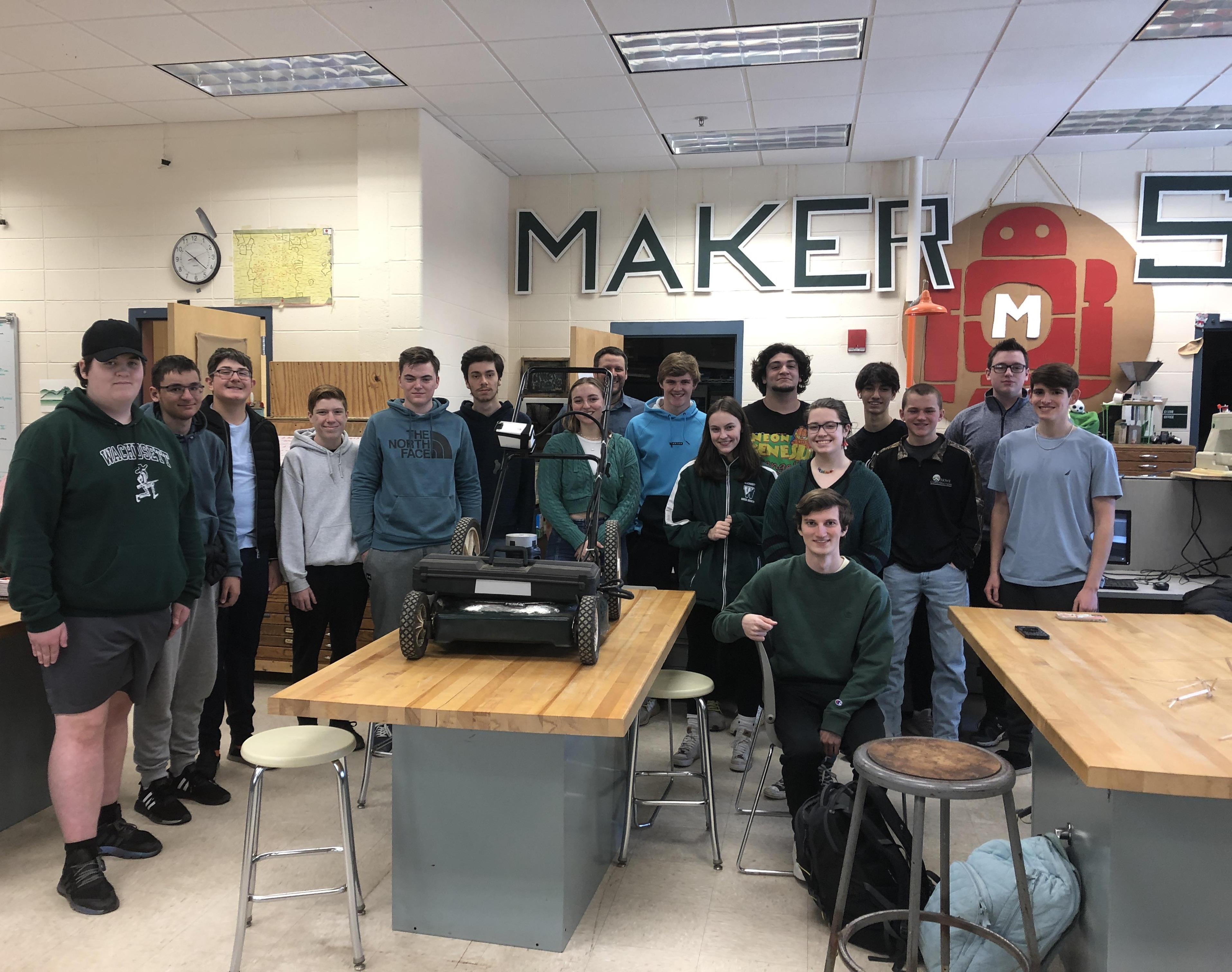 The Revolve Electric Lawn Mower - Made From Recycled Components!