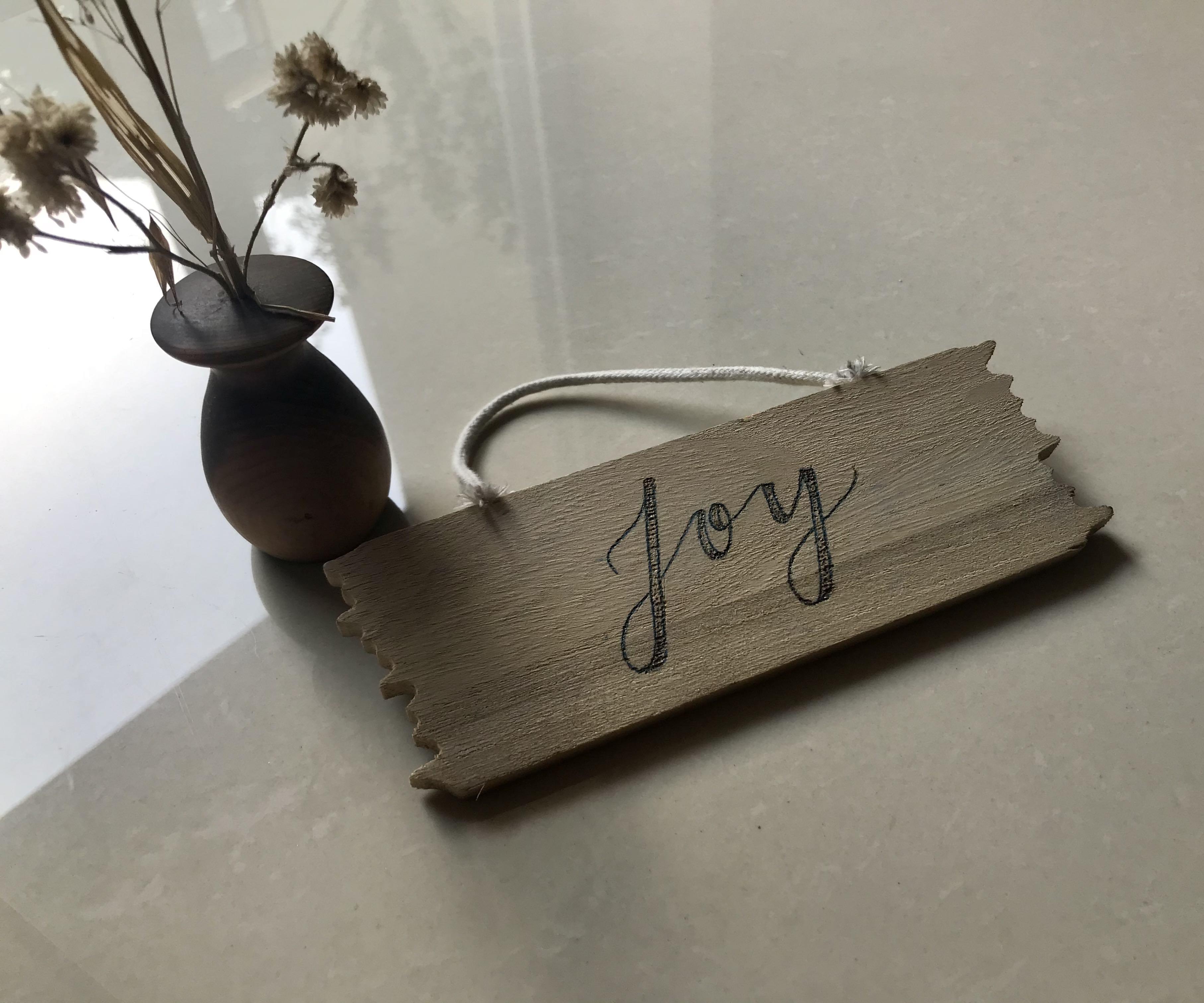 Name Tag Using Wood Burning (pyrography) Technique