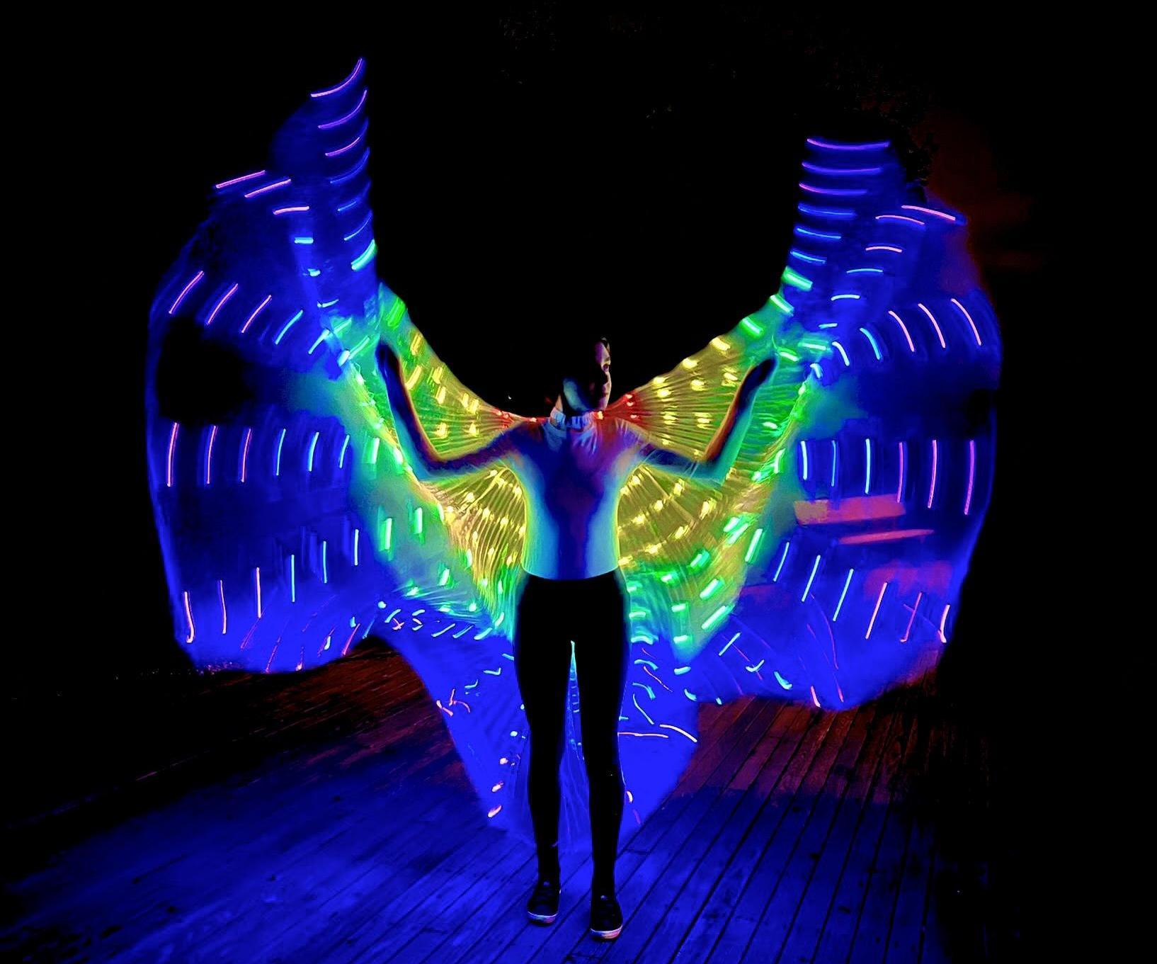How to Dance in LED Glow Wings