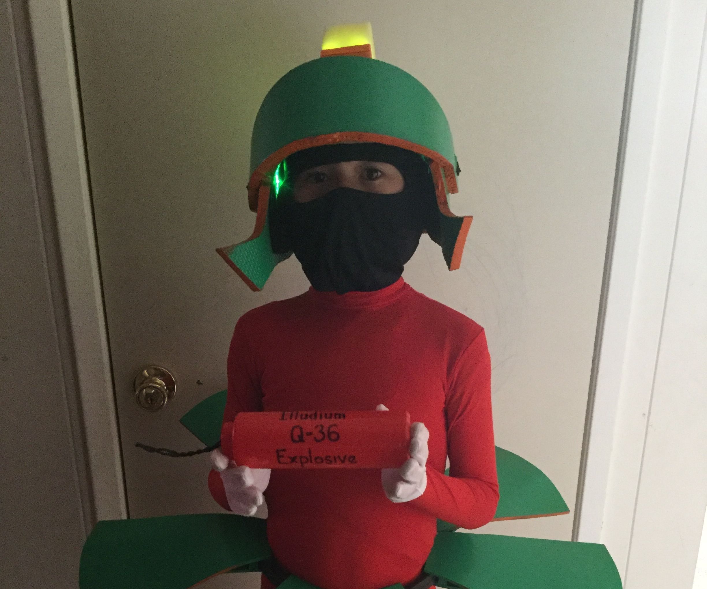 DIY Kids "Marvin the Martian" Costume