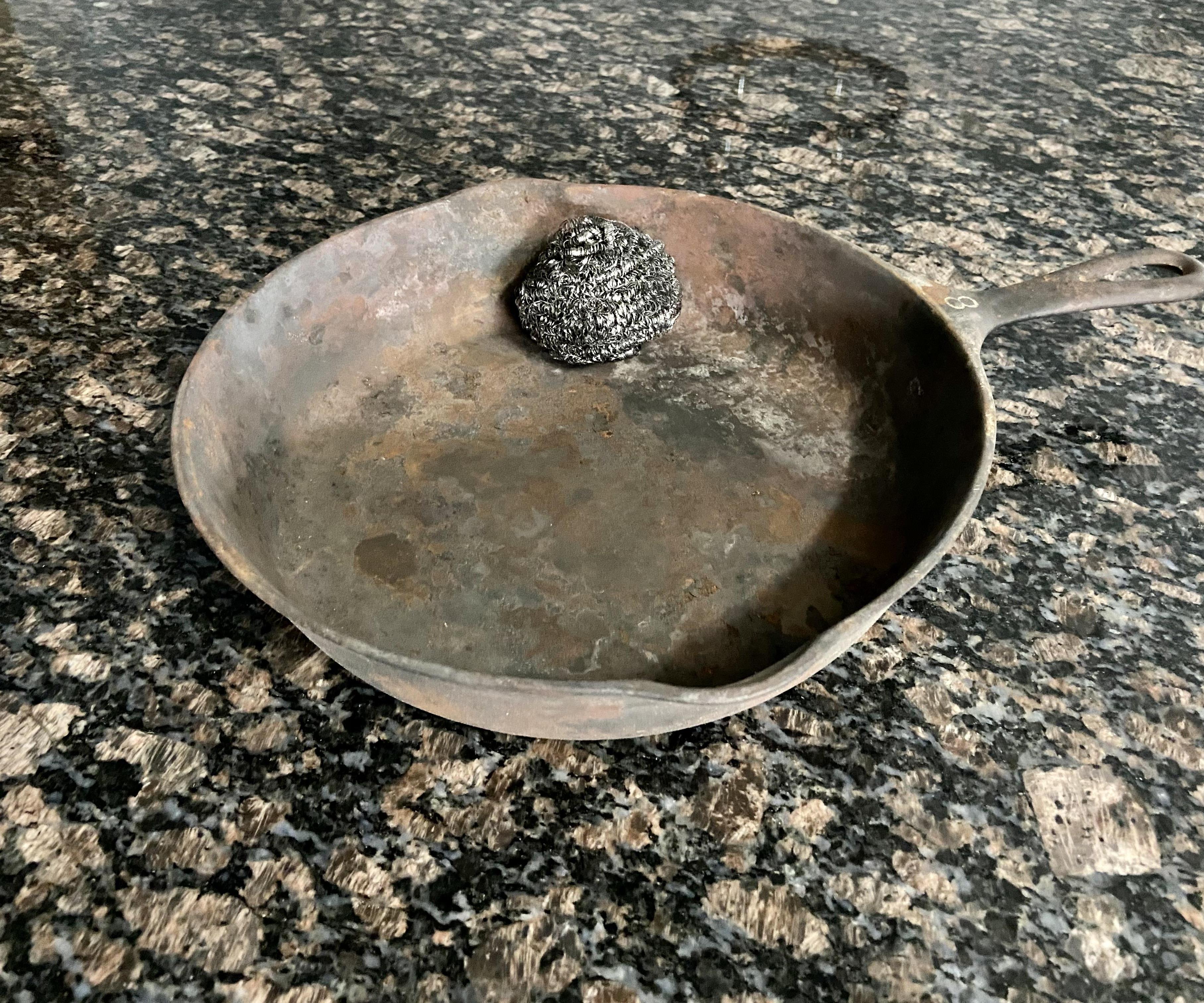 Wagner Cast Iron Pan Restoration