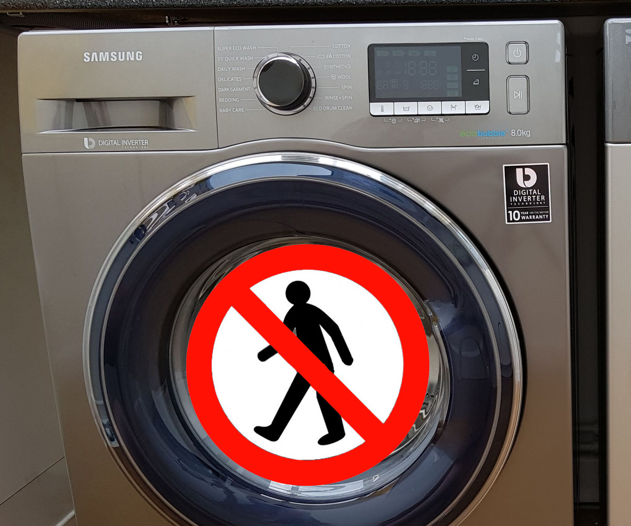Novel Method to Stop a Washing Machine 'Walking'