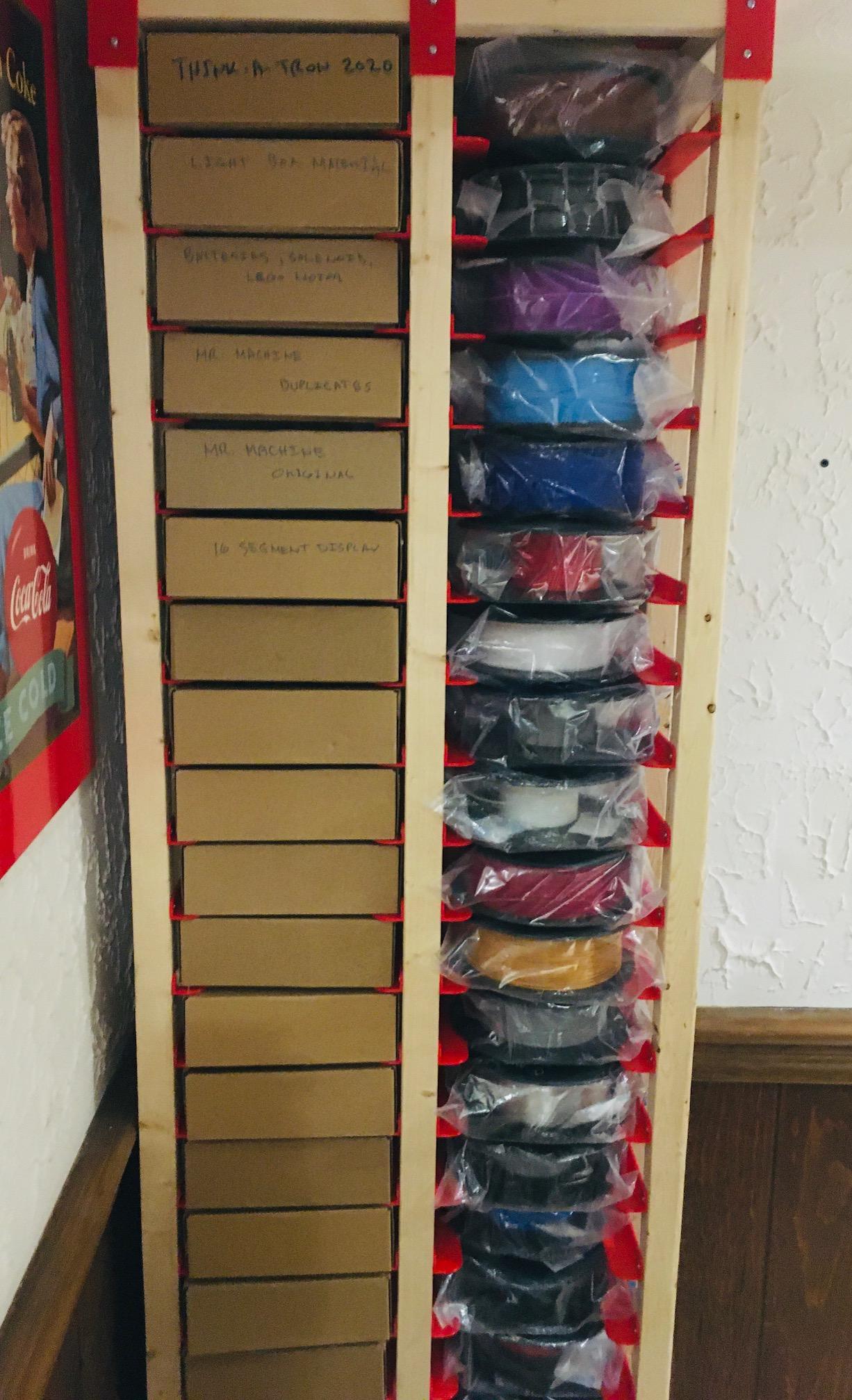 Filament Spool Shelf