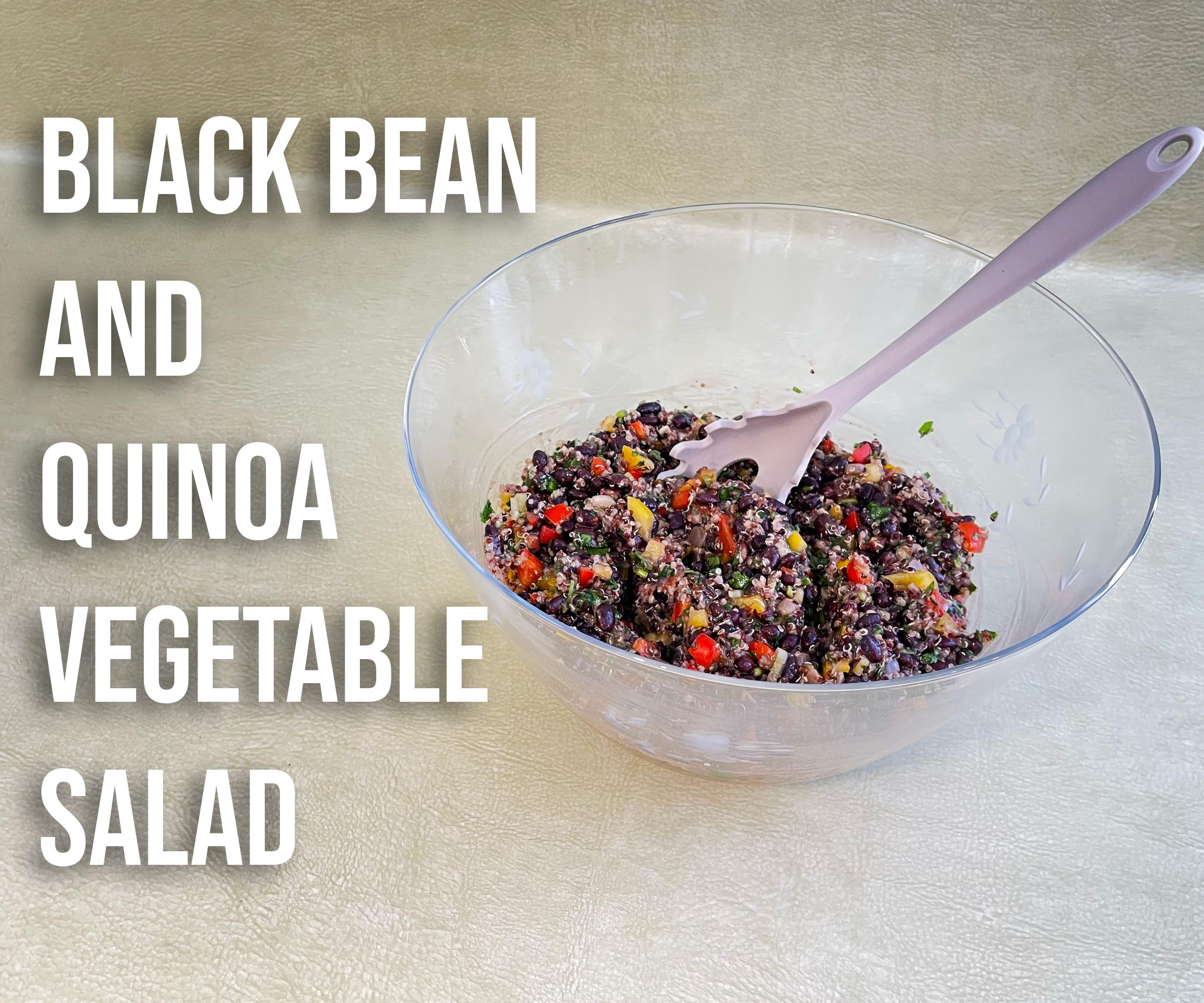 Black Bean and Quinoa Vegetable Salad