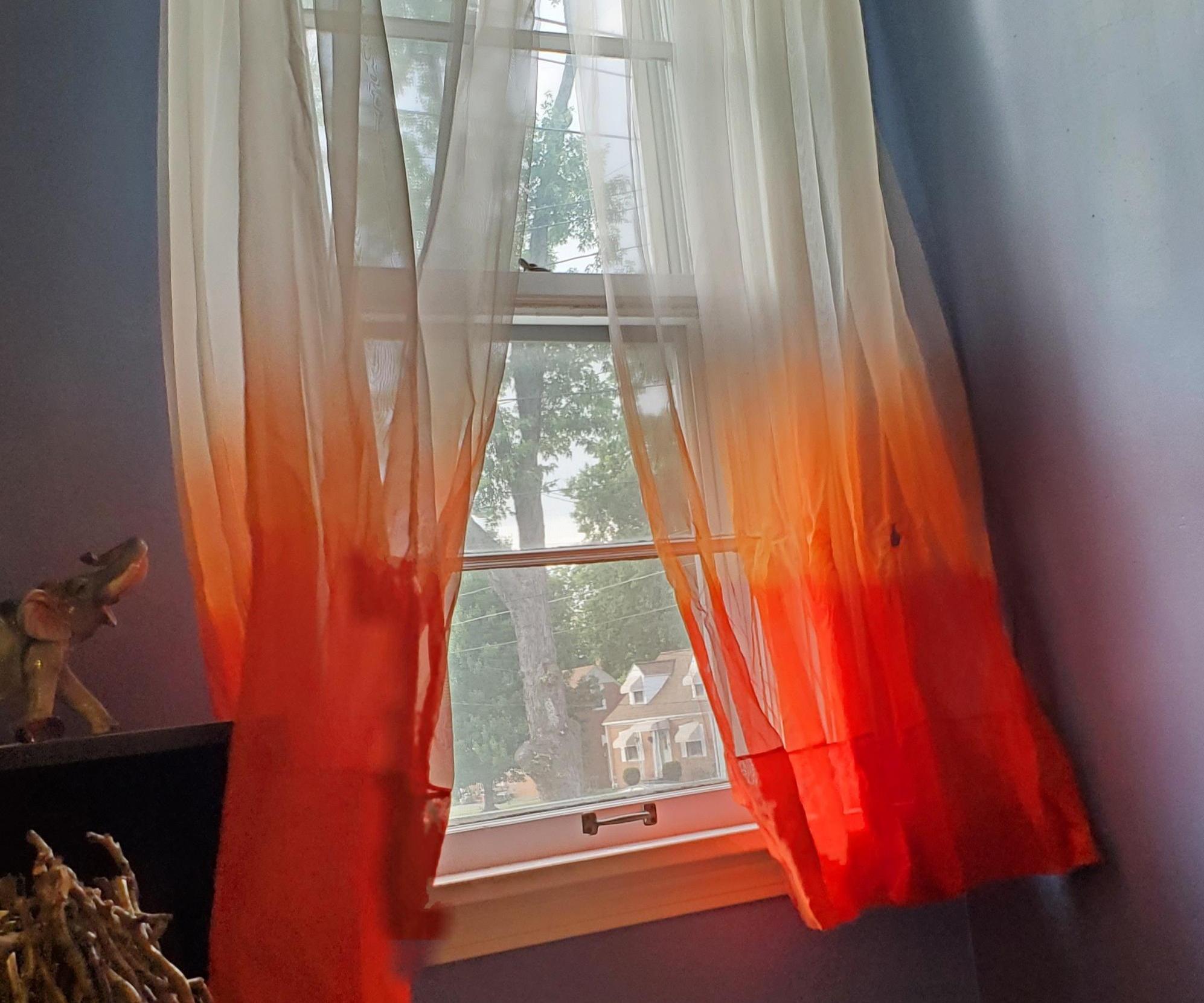 Dip Dyed Curtains