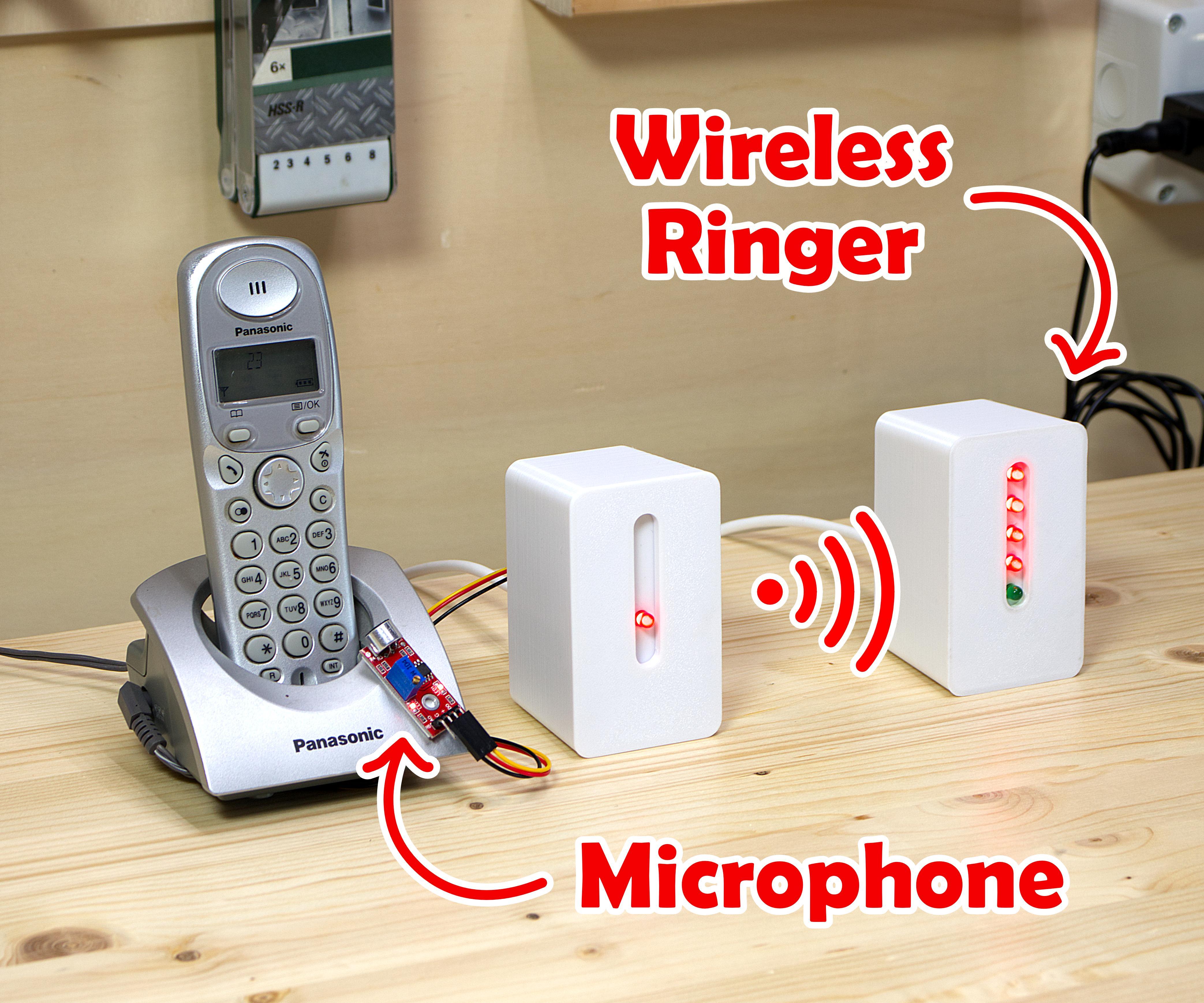 Wireless Loud Phone Ringer - Help Elderly With Electronics!