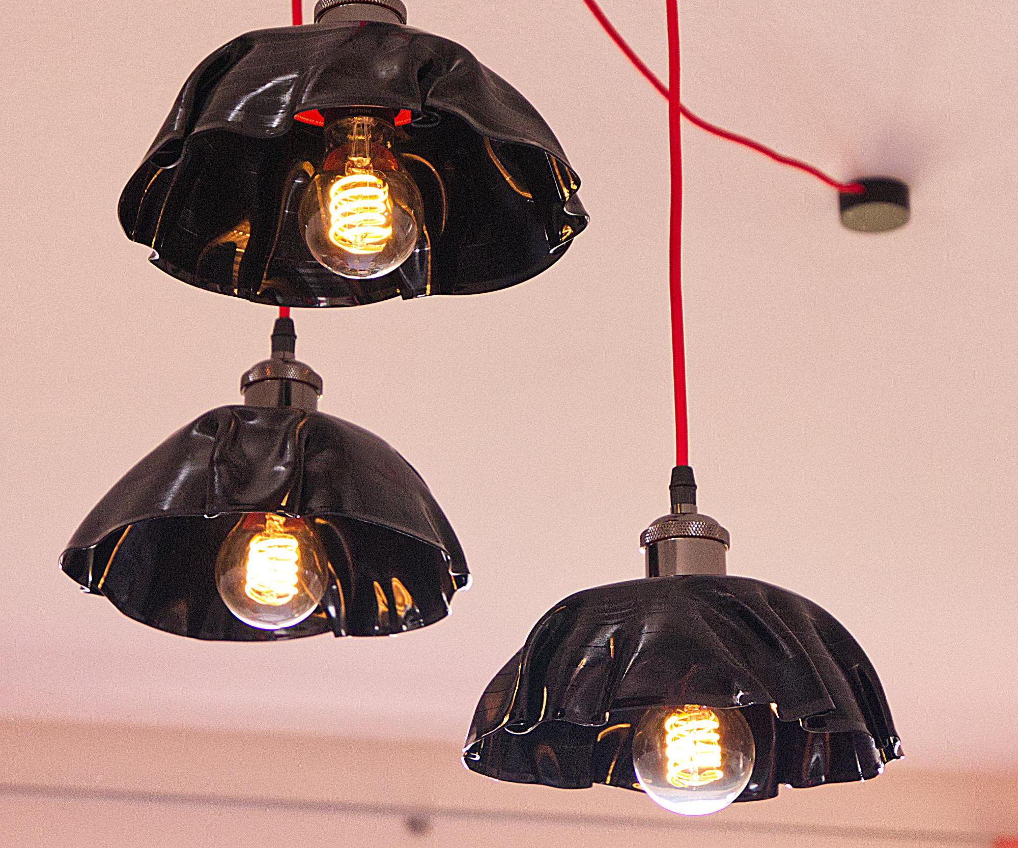 Vinyl Record to Lamp Shade