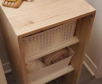 Bathroom Decor Shelf/Stool
