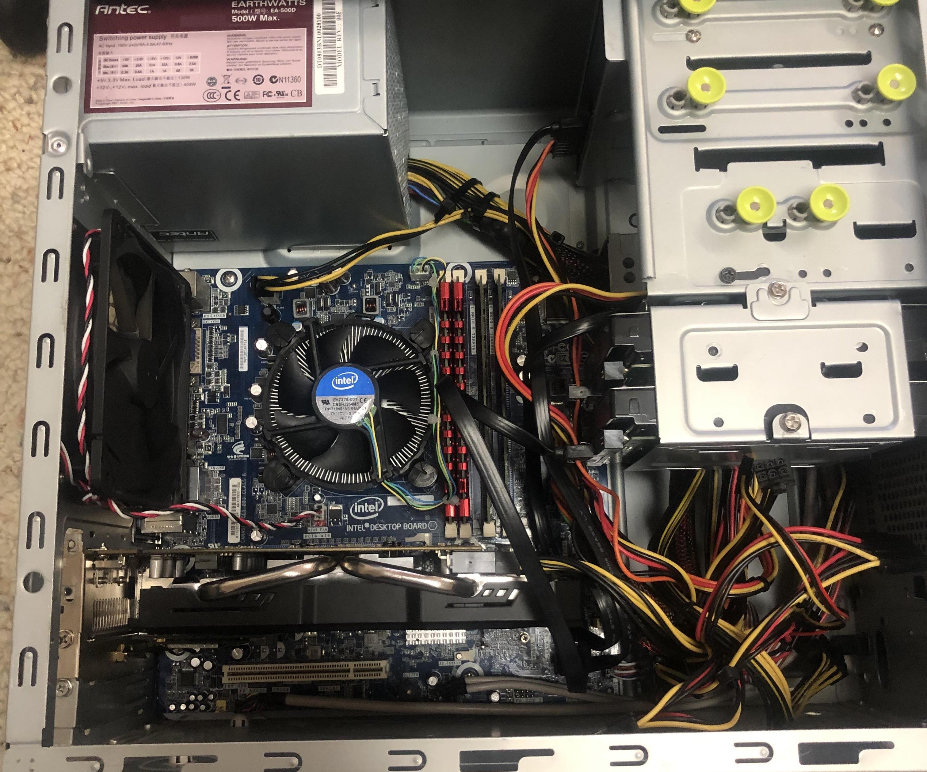 Gaming Pc Made From Recycled Parts.