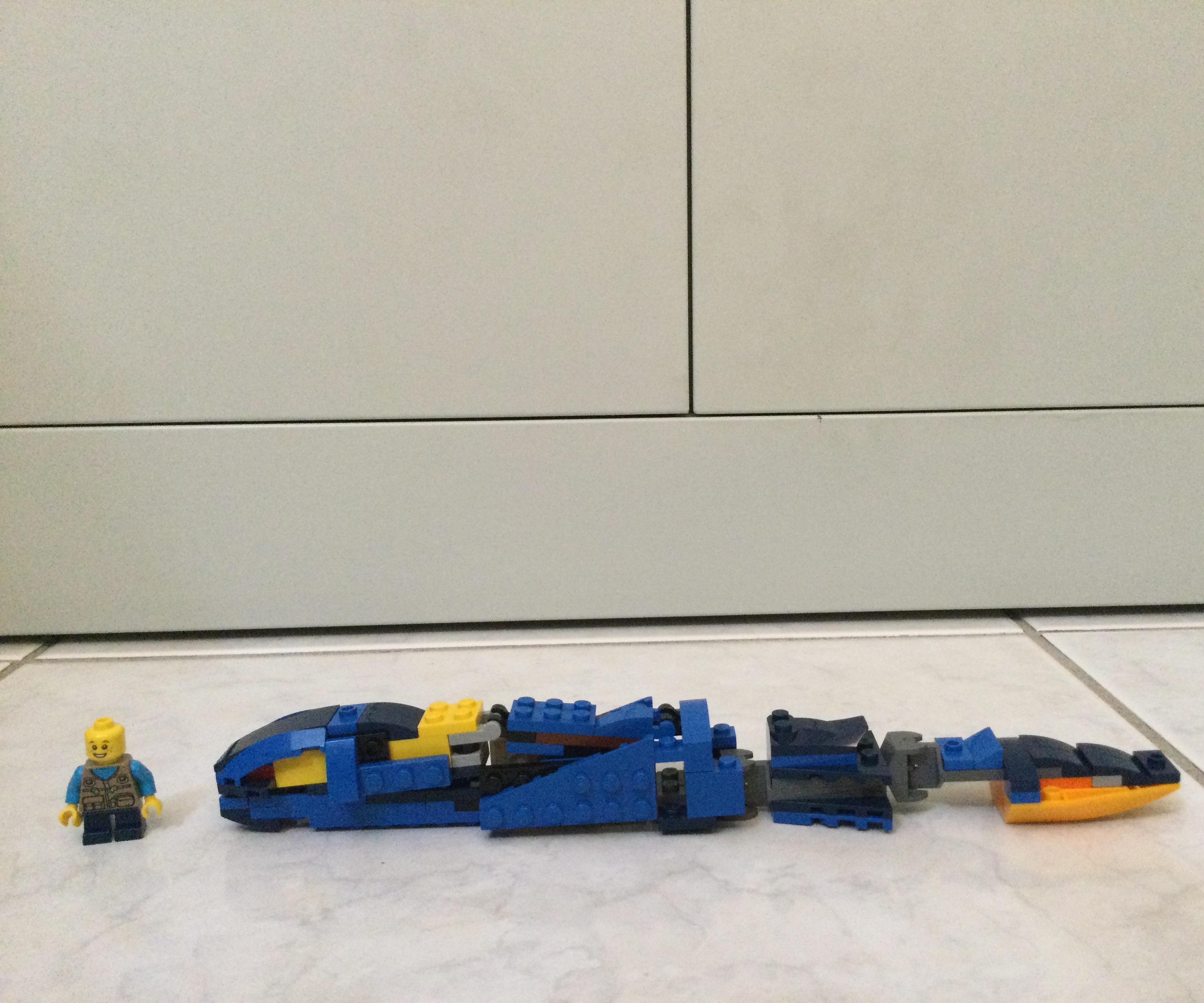 LEGO Snake That Can Swallow LEGO