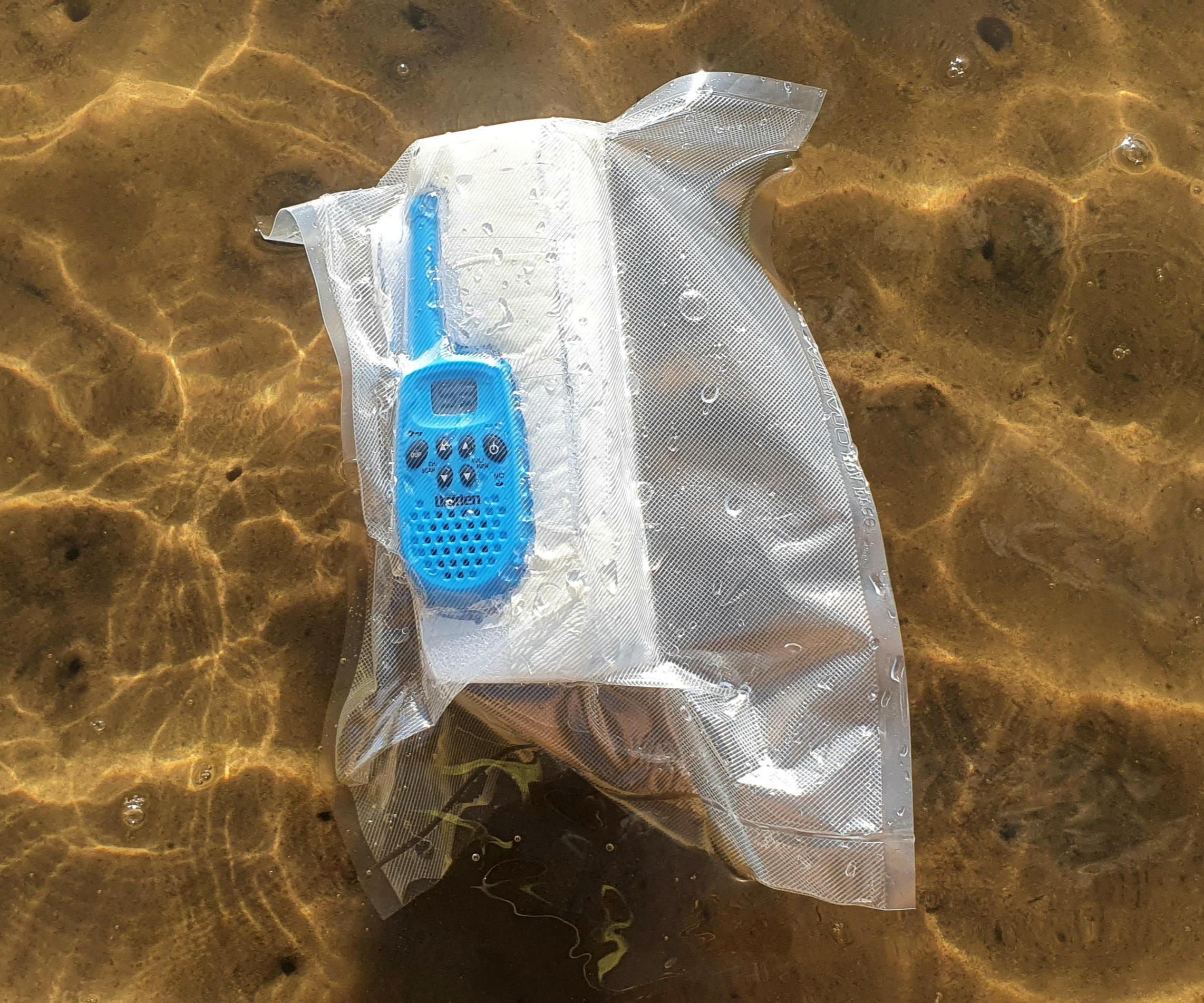 Waterproofing a Small Walkie Talkie 