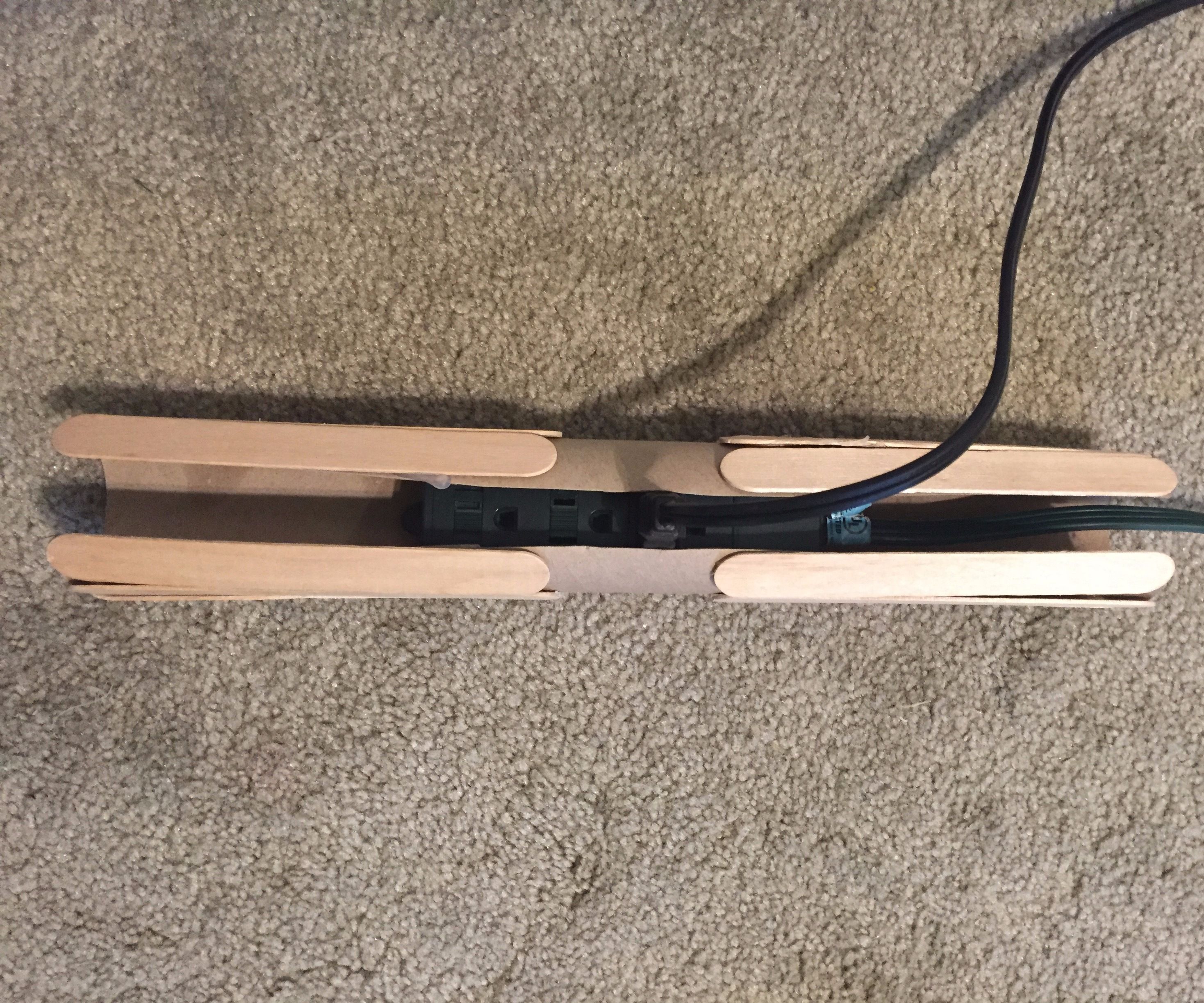 Easy DIY Cardboard Cable Organizer and Holder