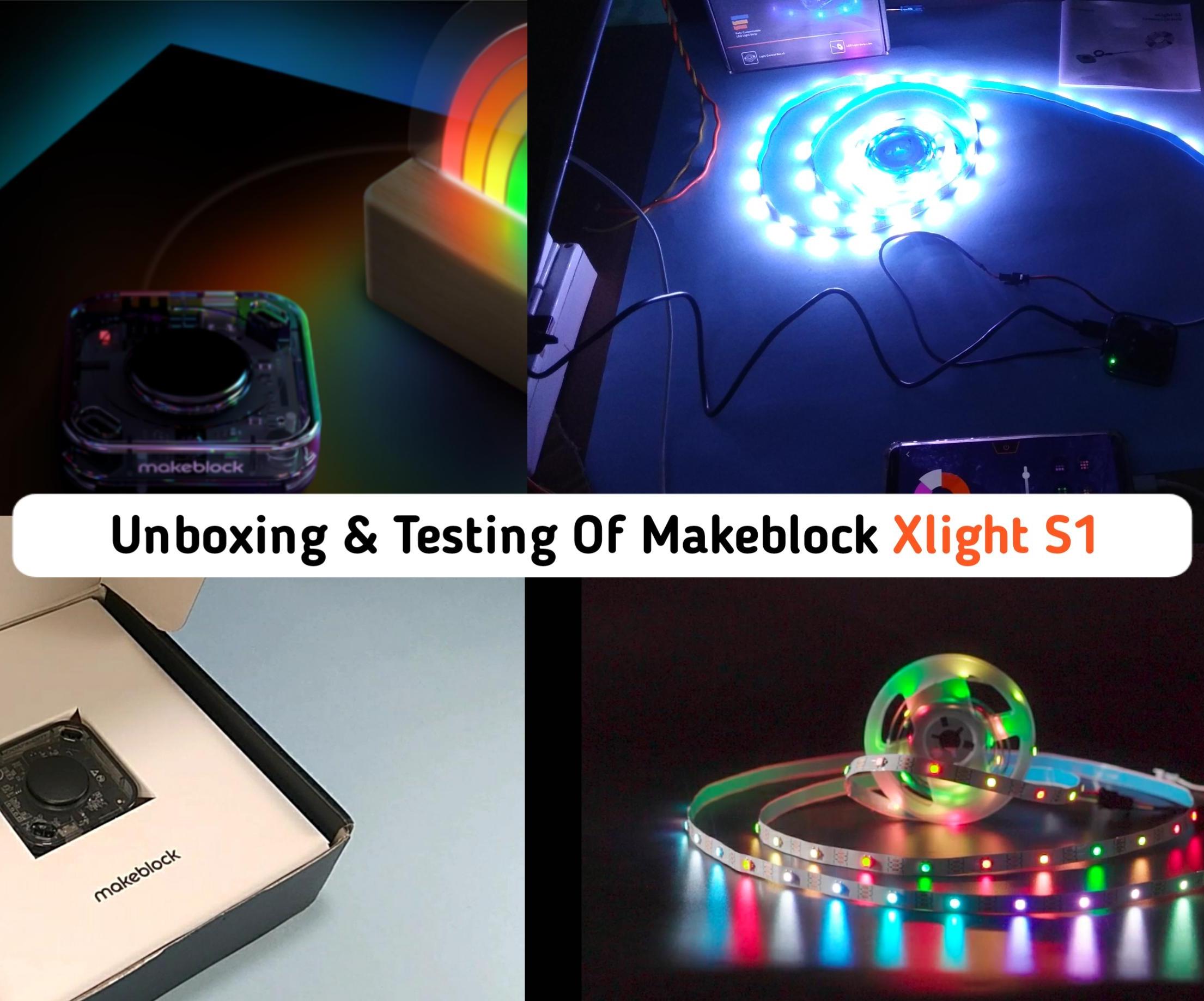 MakeBlock Xlight Unboxing + Testing + Brief Discussion || Best Coding Light + House Decorative Product.