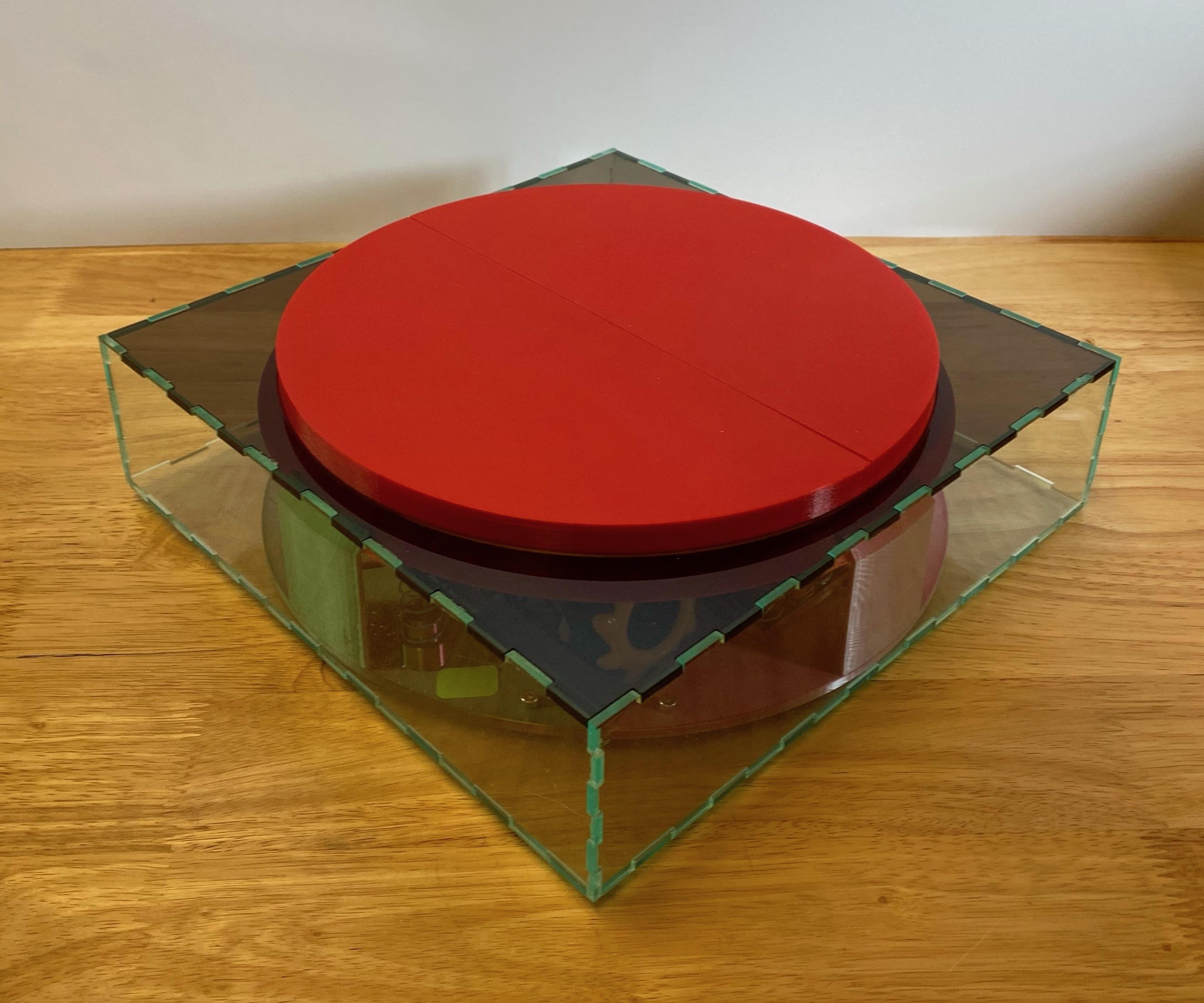 Big Red Button That Runs Around!