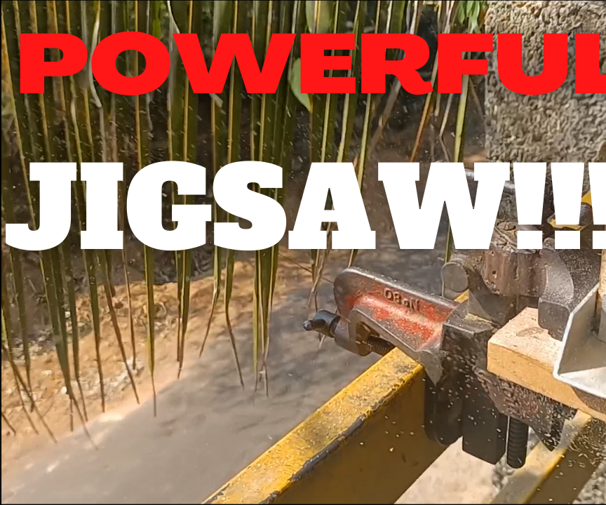 Jigsaw Out of Scrap Materials....