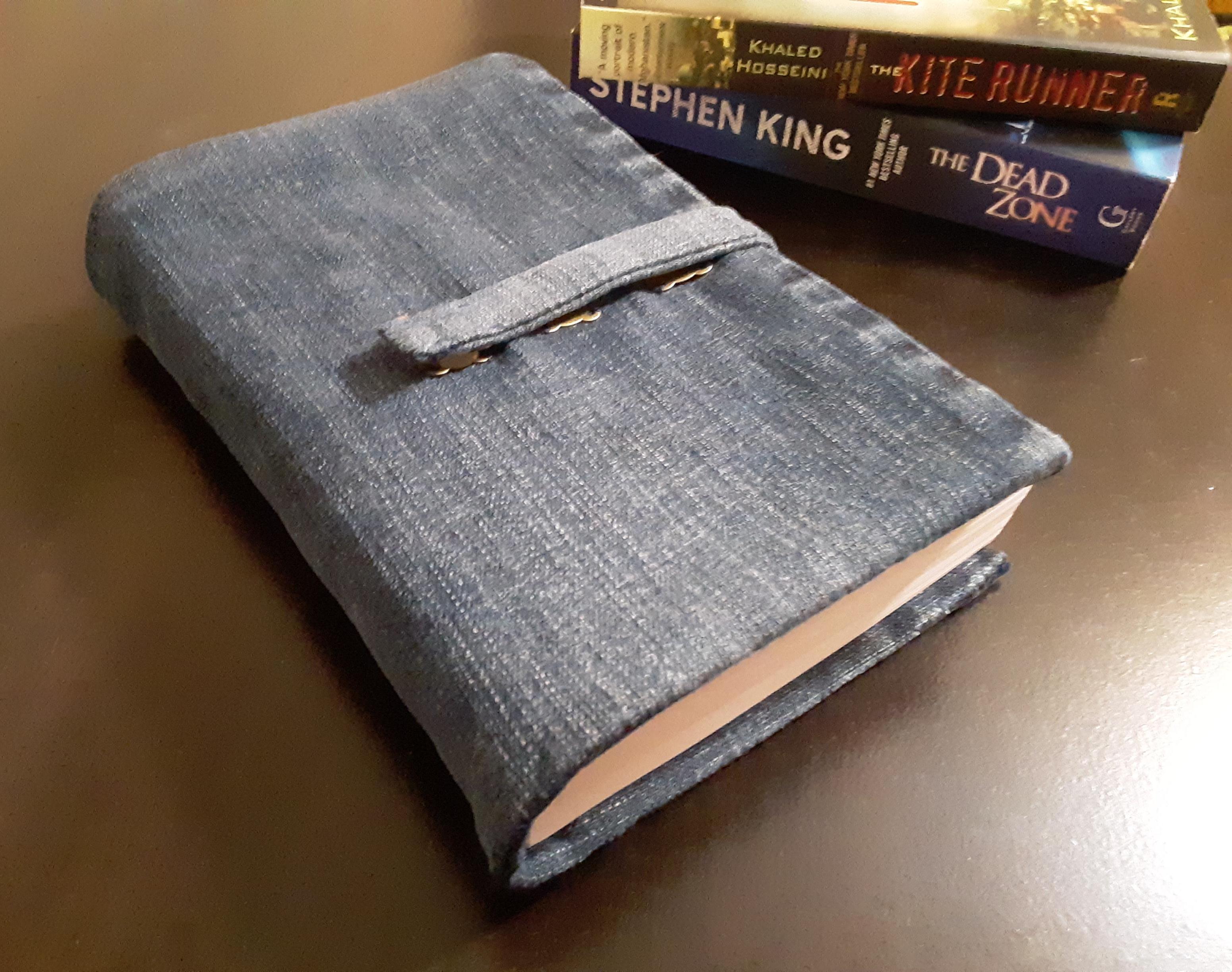 Recycled Denim Book Protector