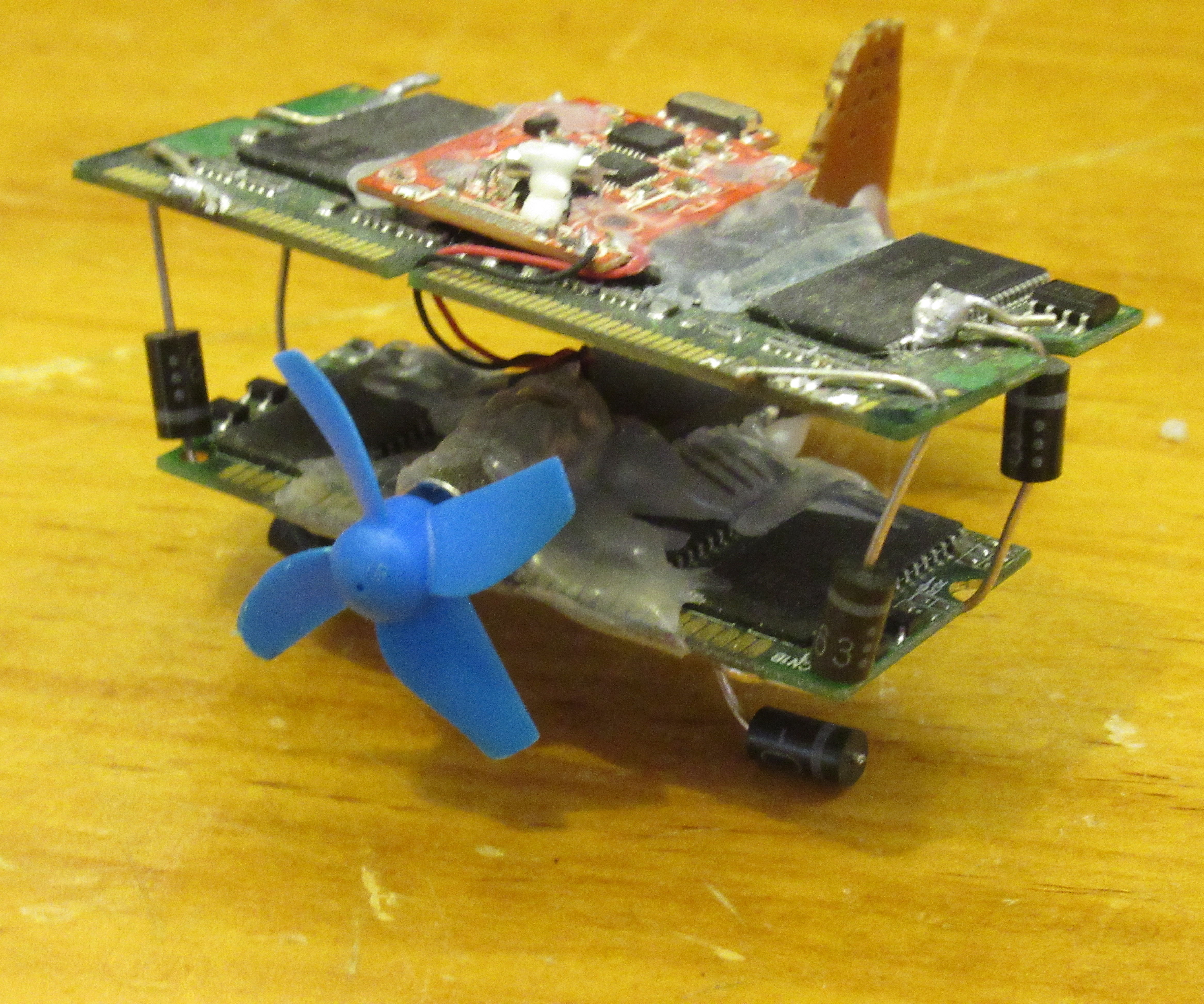 Recycle Old PCB Parts Into Sculptures