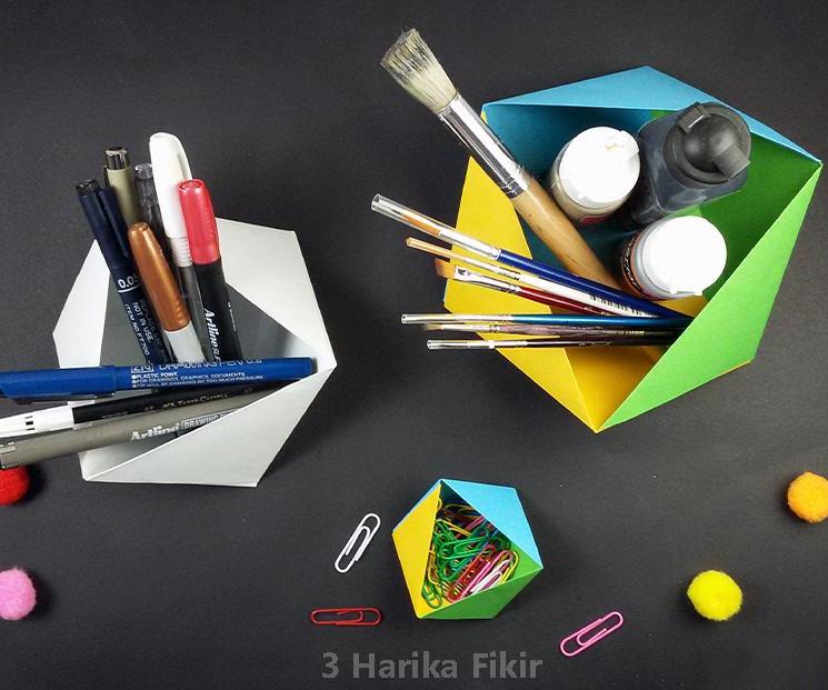 Diy Origami Organizer Box Without Glue