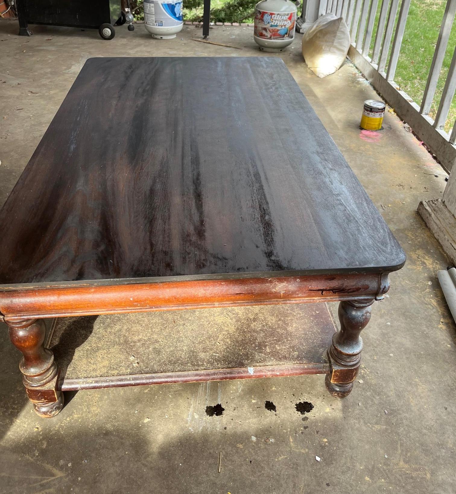How to Strip a Painted Table and Re-finish It