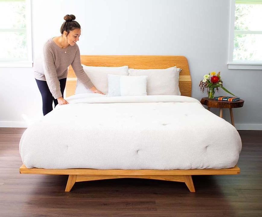 Modern Queen Bed From Hickory