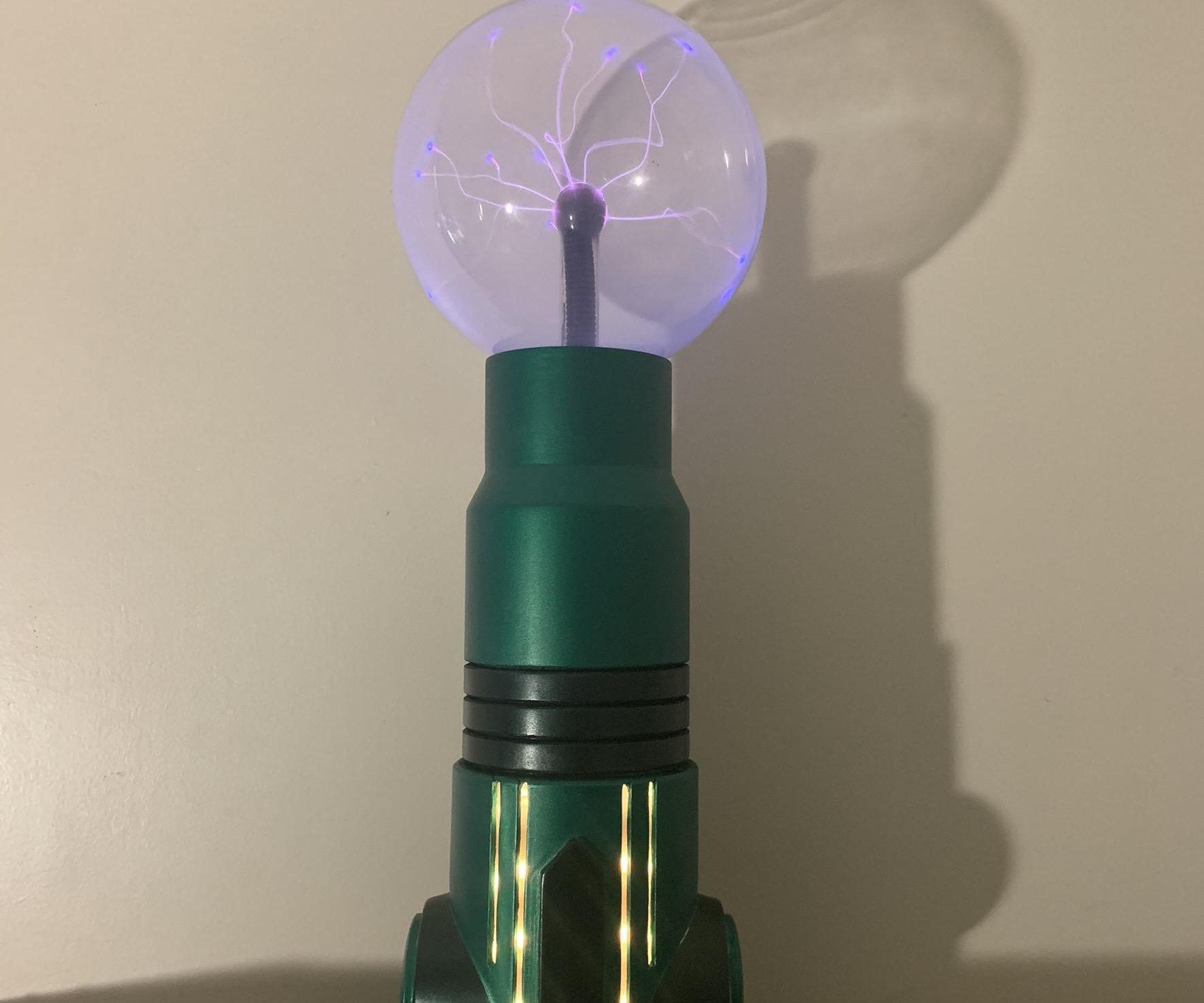 Metroid: Samus Arm Cannon Plasma Ball Lamp (Wearable)