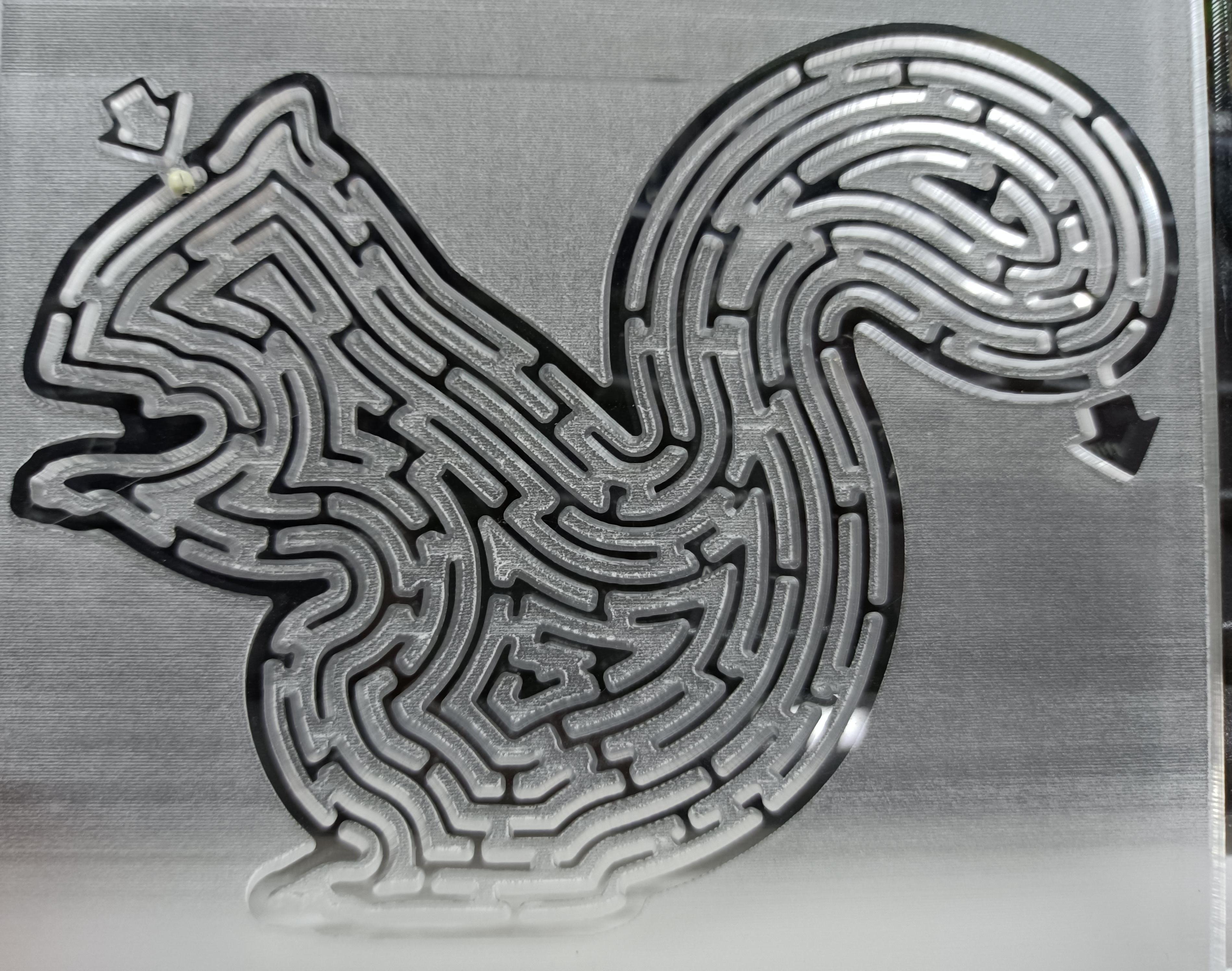 Squirrel Shaped Maze