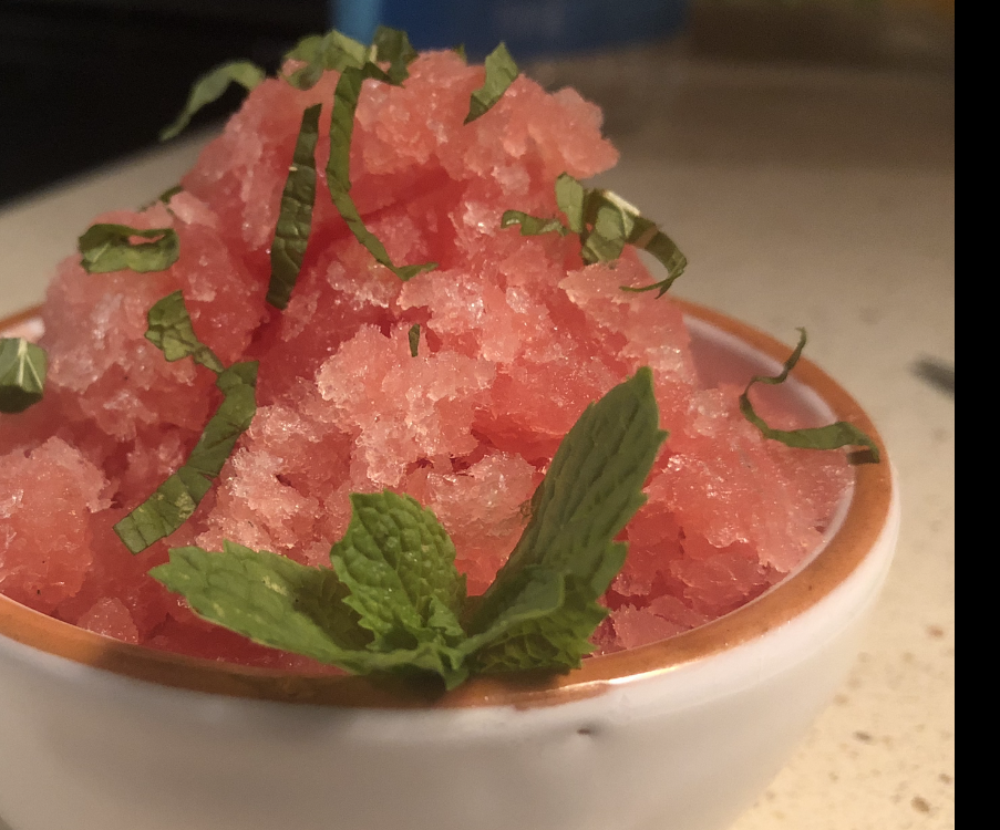 Easy Breezy Watermelon Granita