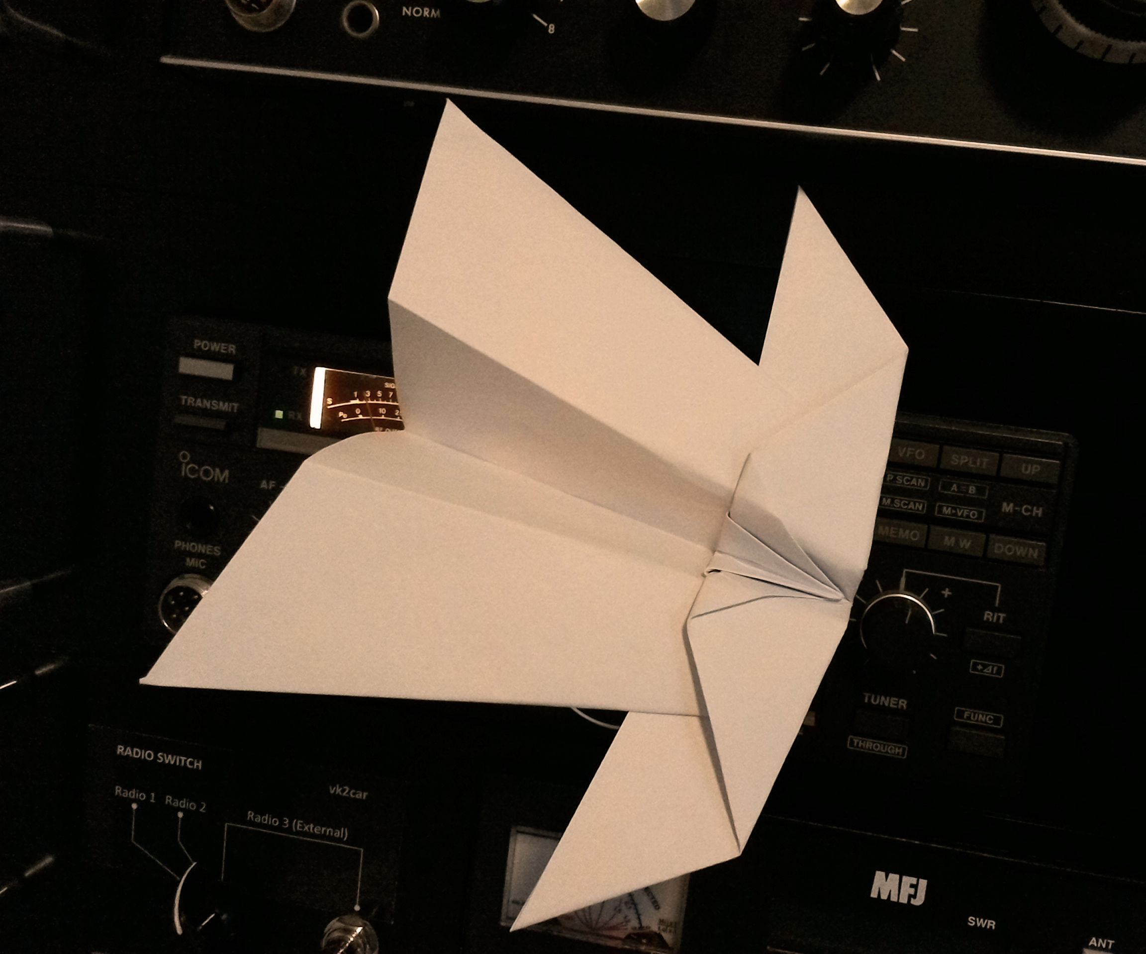 How to Fold the Original Ninja Looping Paper Airplane