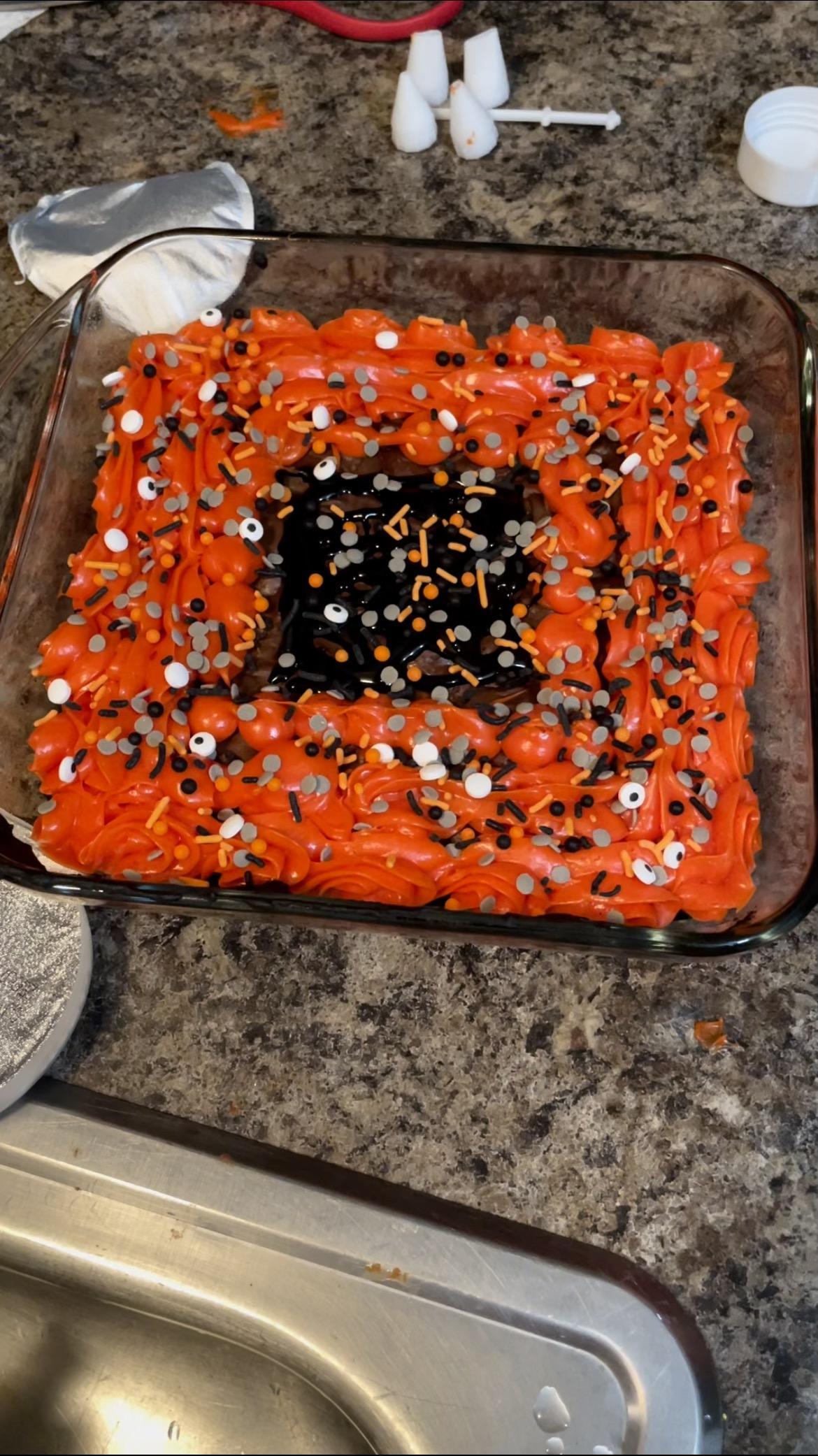 Gluten-Free Halloween Brownies