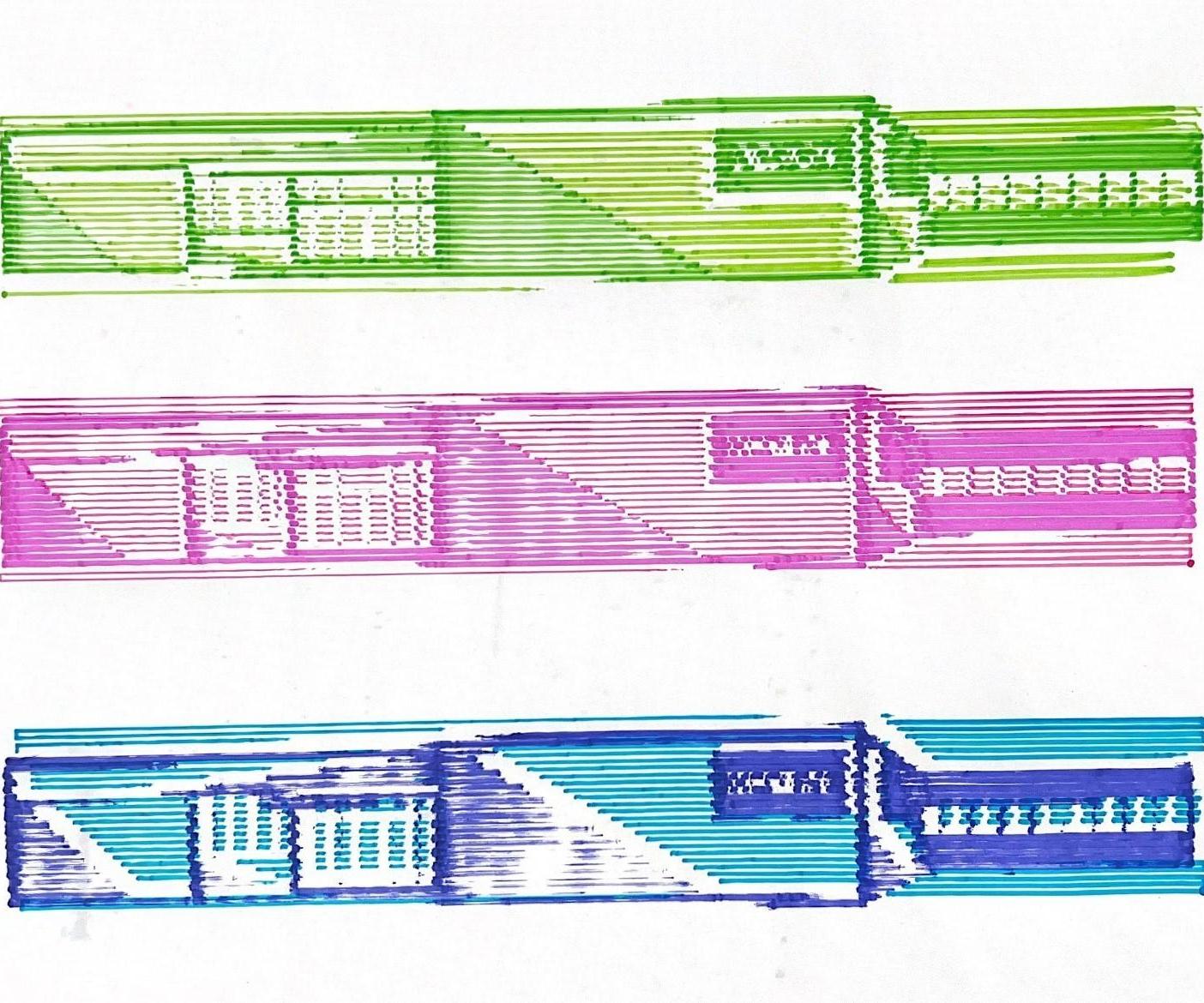 Robotic Drawing of Our Design Building