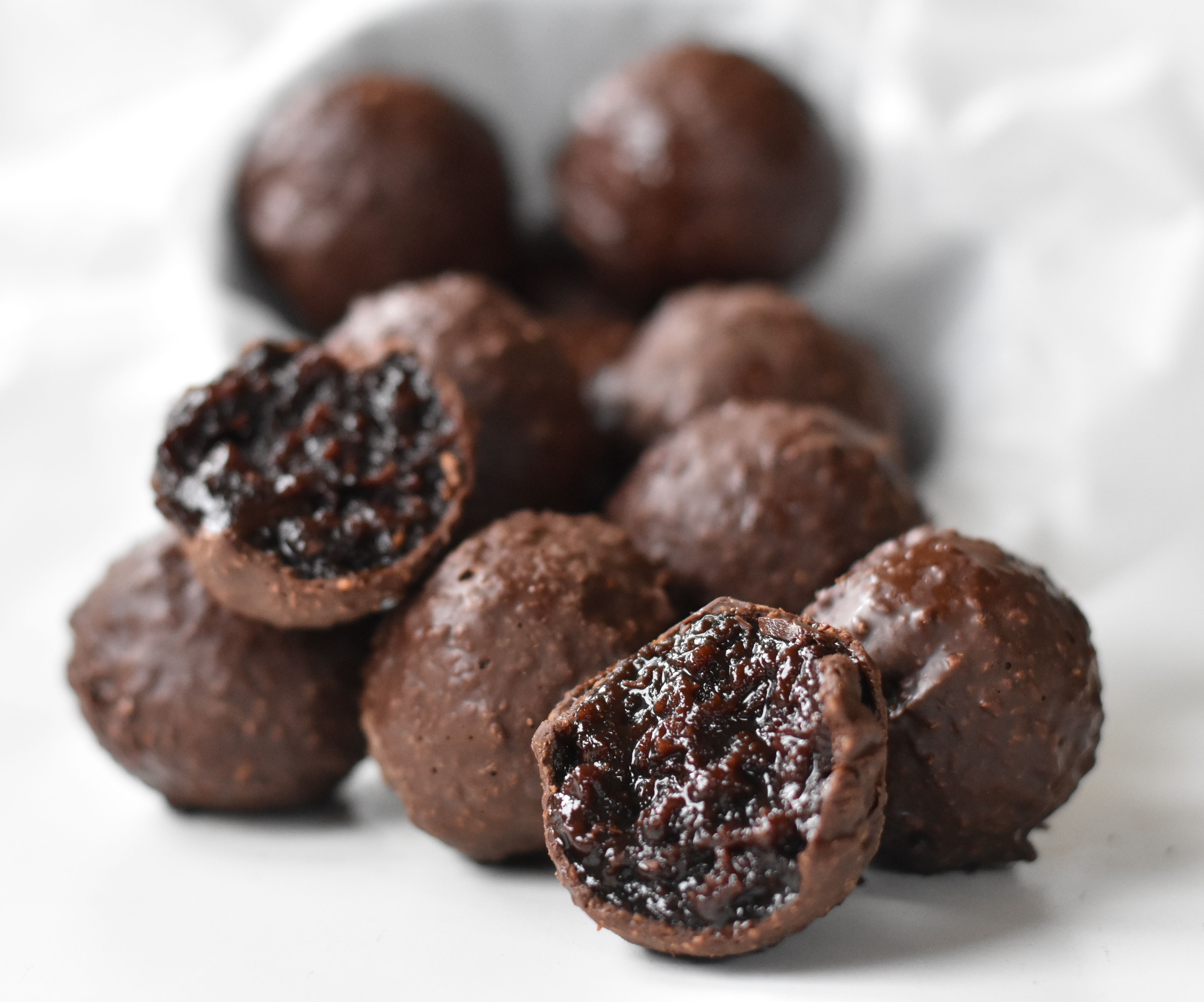 Salted Caramel Truffles (Using Leftover Chocolate Cake!)