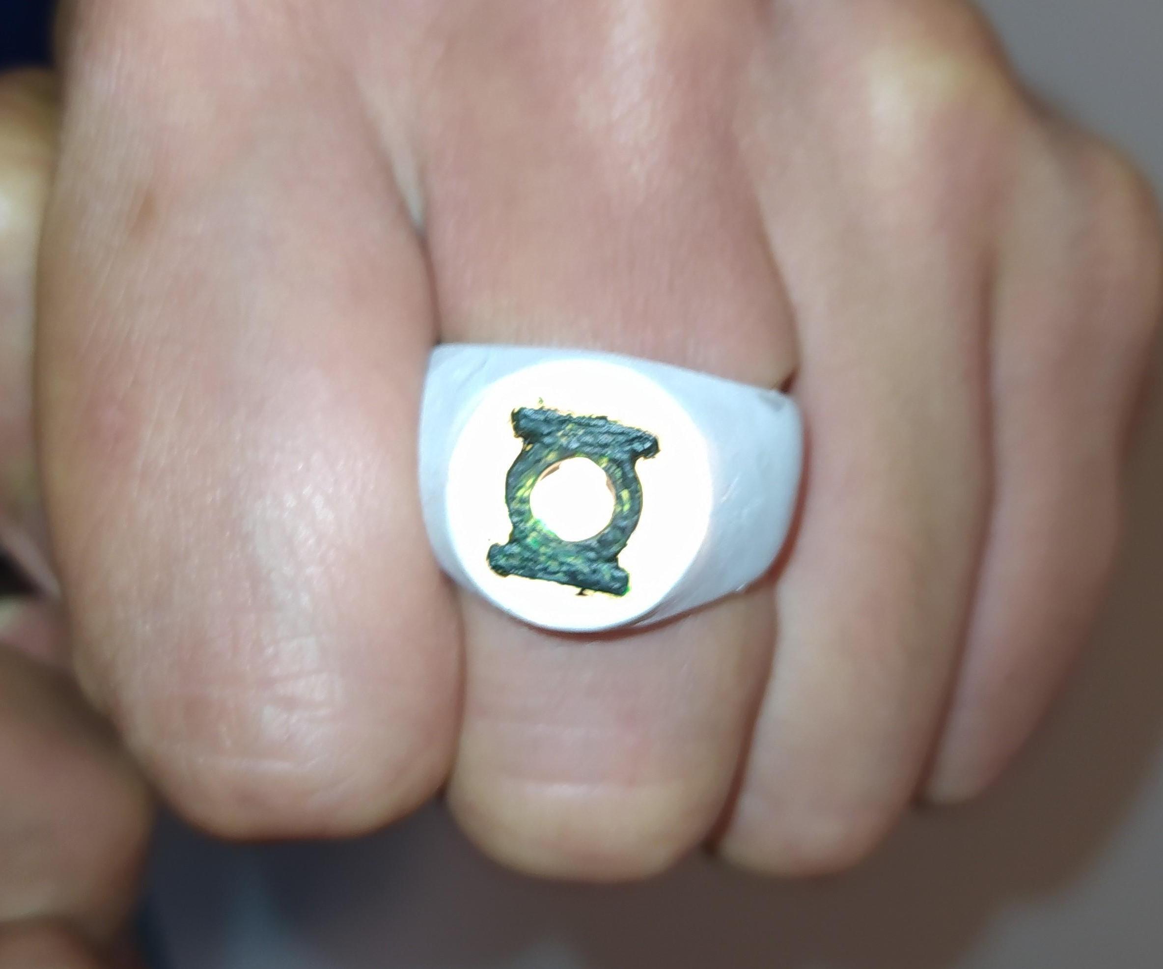Glowable DC Lantern Corps Ring 