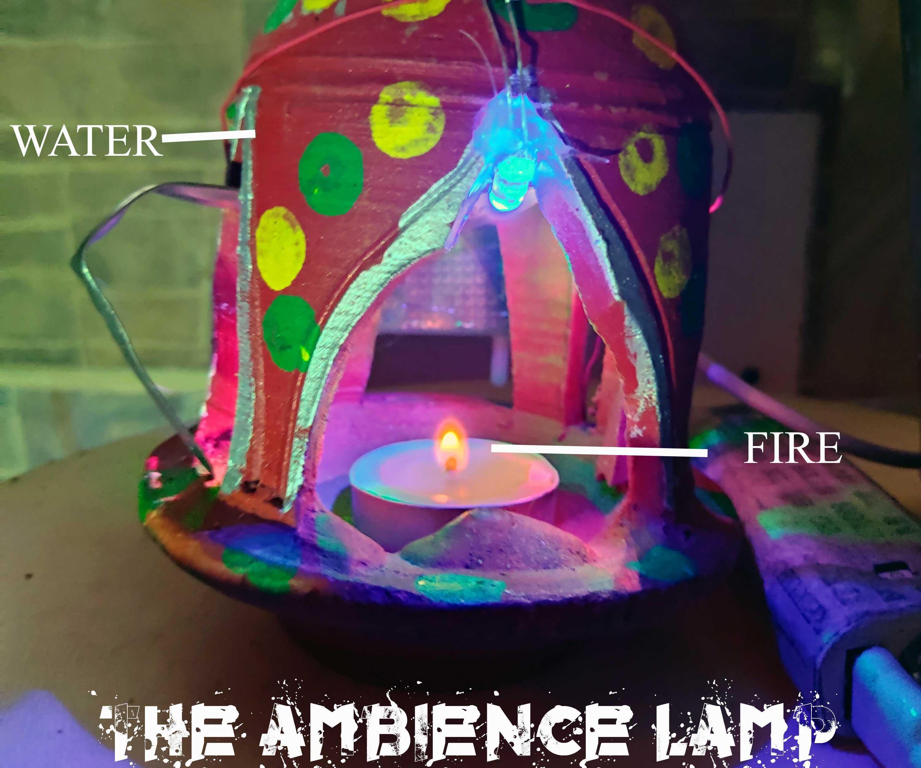 The Ambience Organic Lamp - Fire, Water, Earth, Air