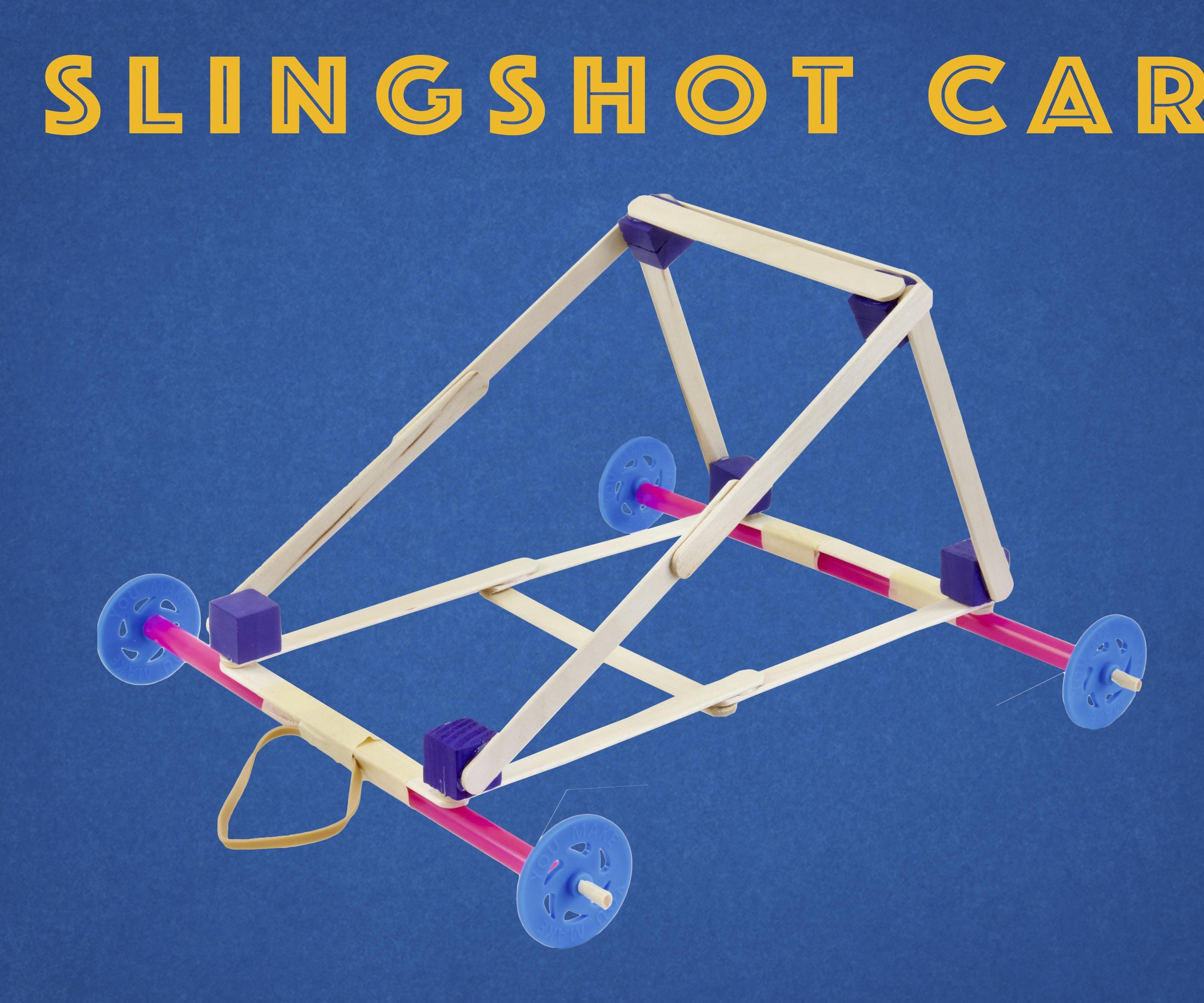 Slingshot Cars - Easy and Fun STEM Project for Kids to Teach Engineering Concepts