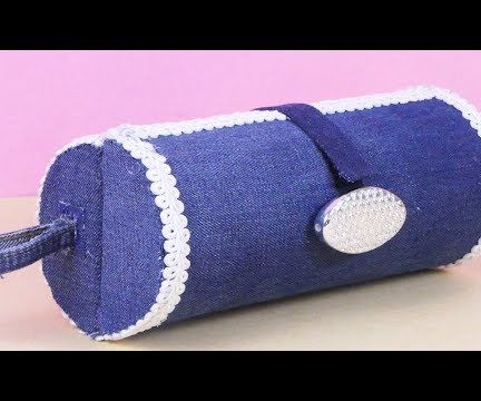 How to Make DIY Fashion Purse From Cardboard and Denim?