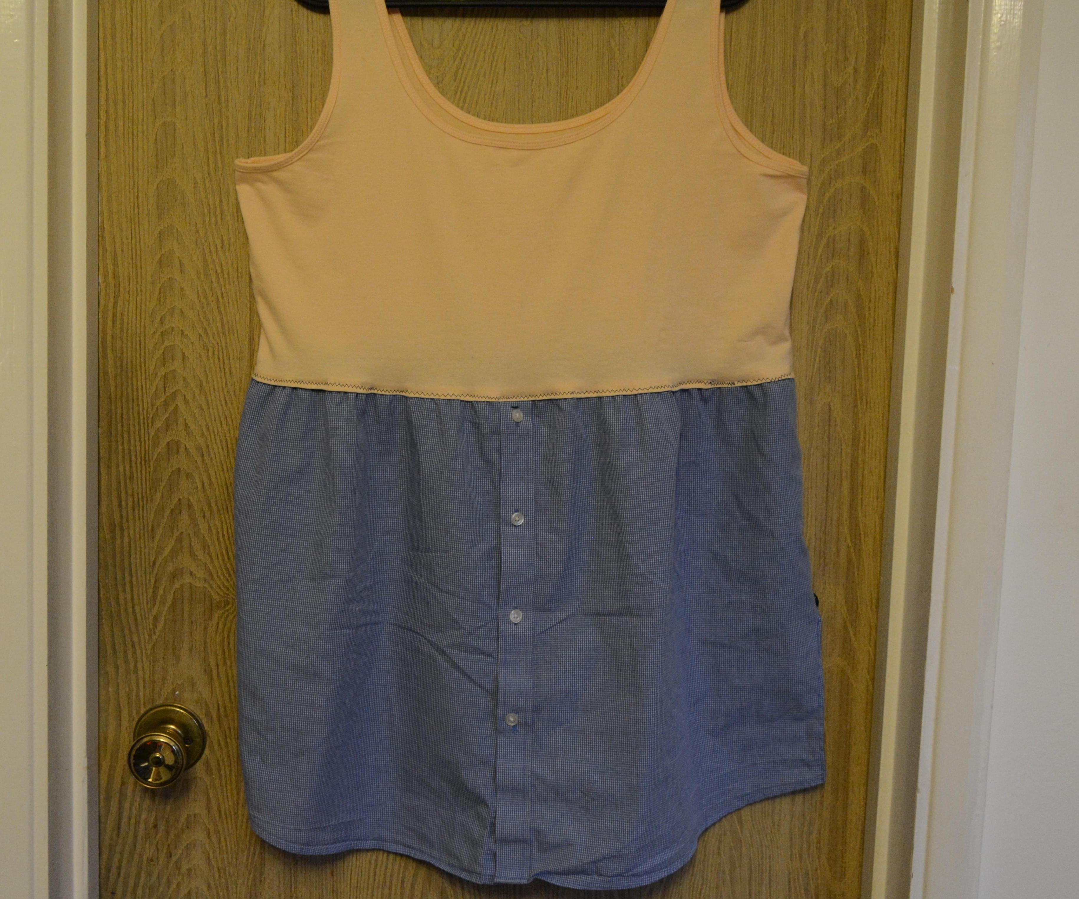 Lightweight Shirt Tail Vest to Be Worn Under a Sweater 