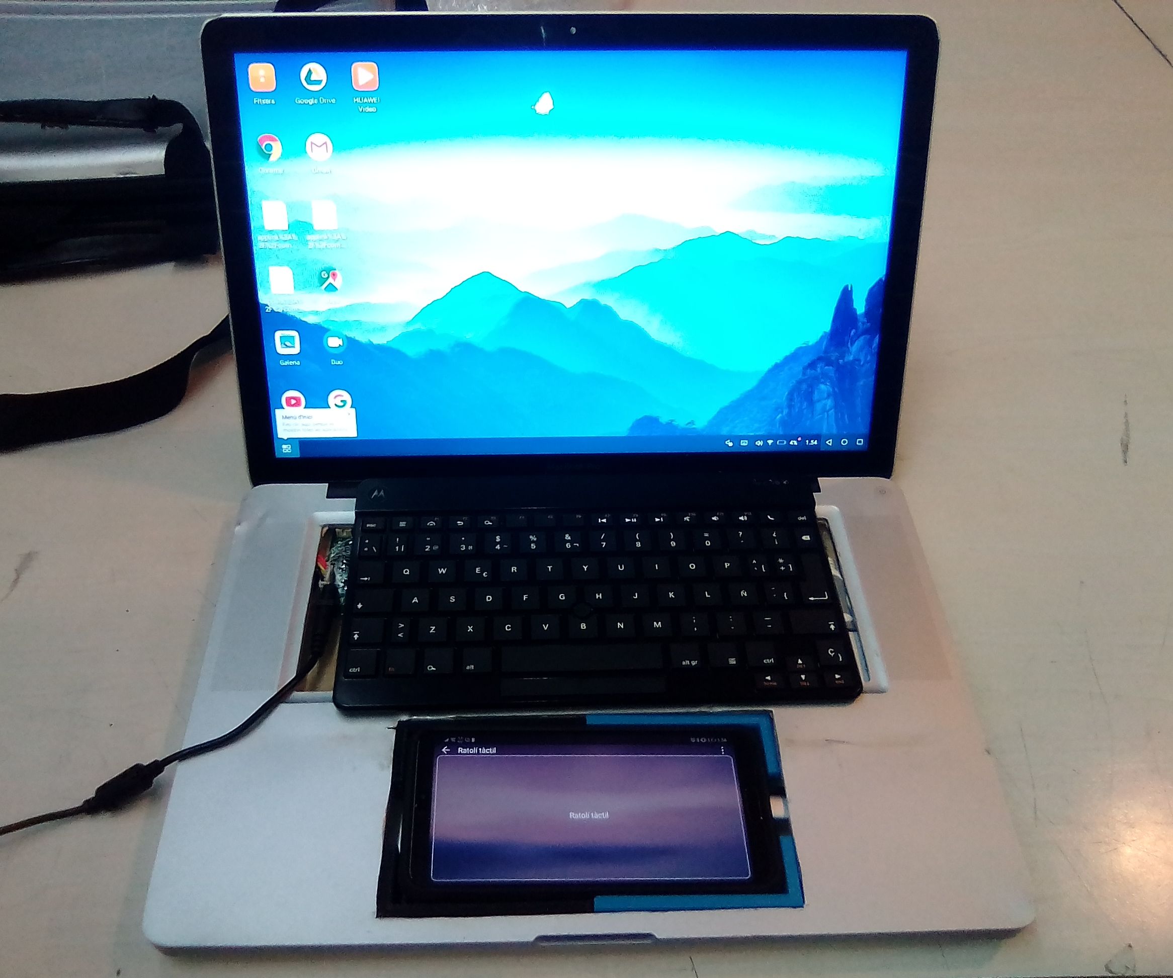 Laptop Smartphone Dock From Broken Macbook or Any Other Laptop…