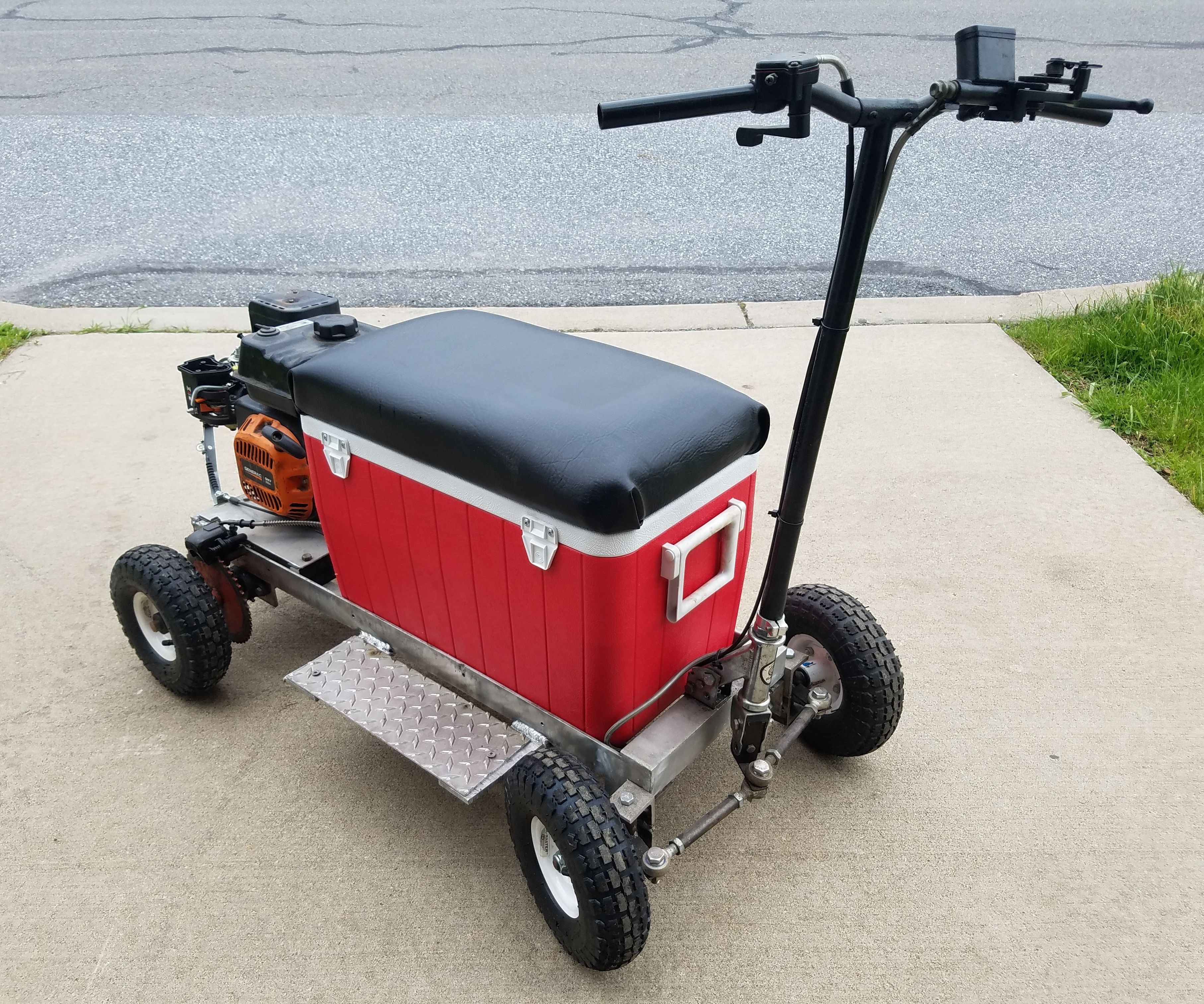 DIY Gas Powered Cooler Kart