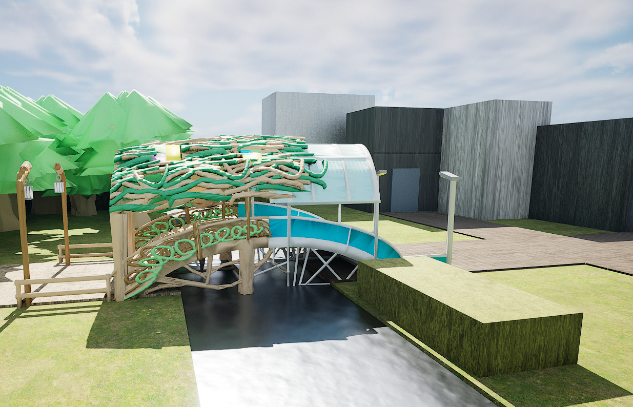 Mans Path Into Natures Path, Pedestrian Bridge