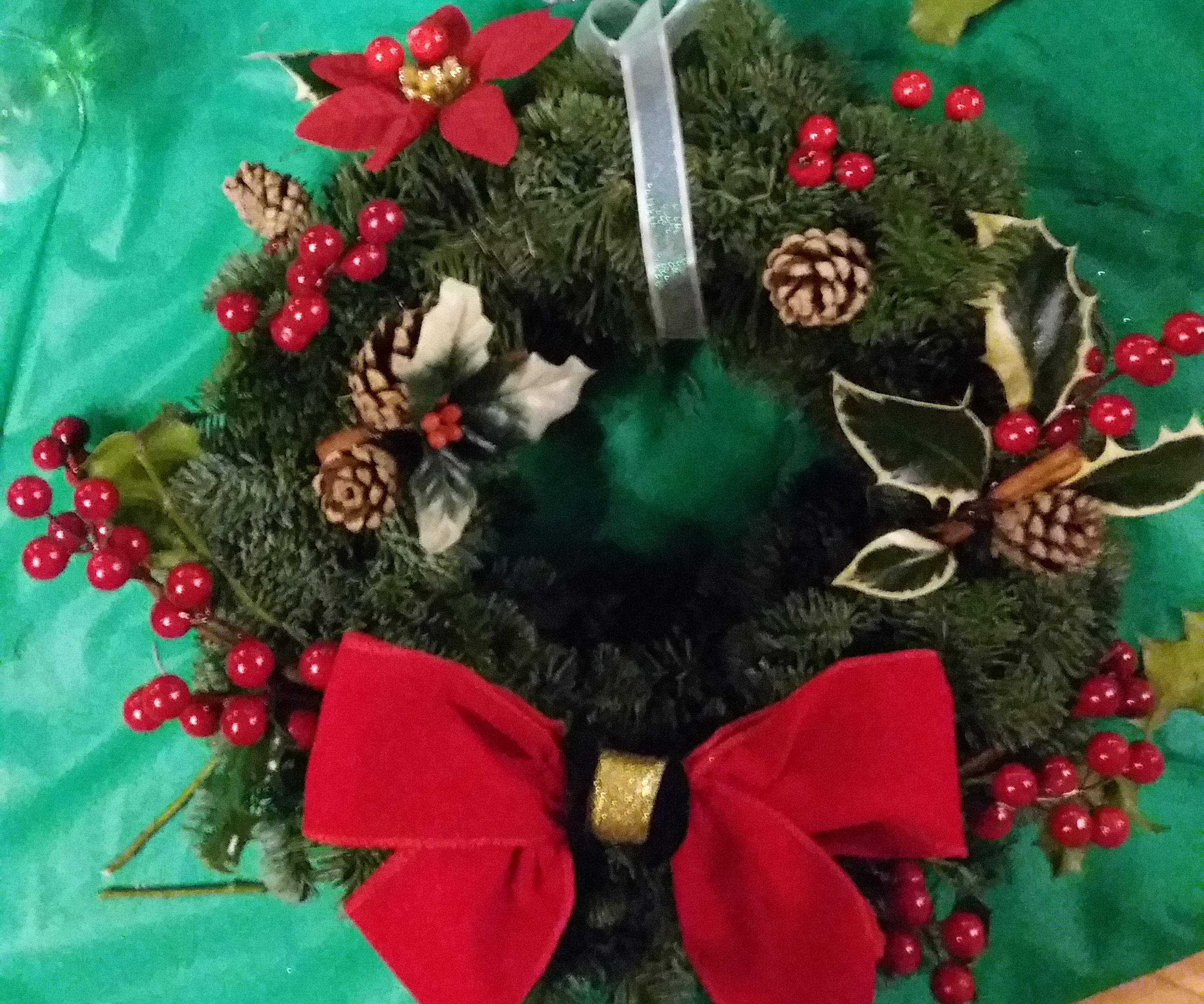 Traditional Natural Christmas Wreath