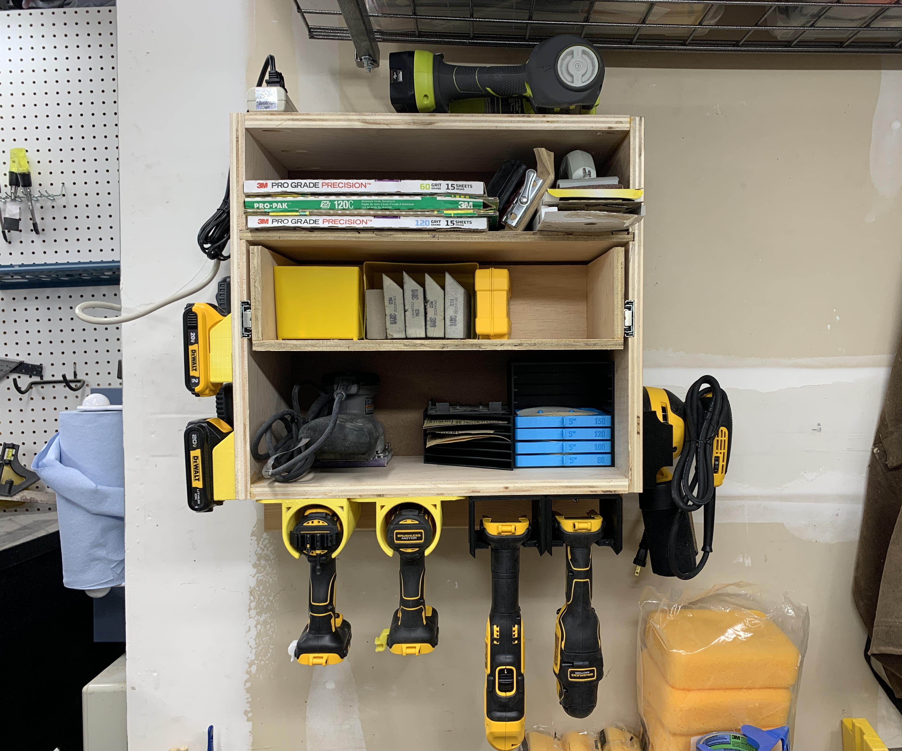 Drill and Sander Storage
