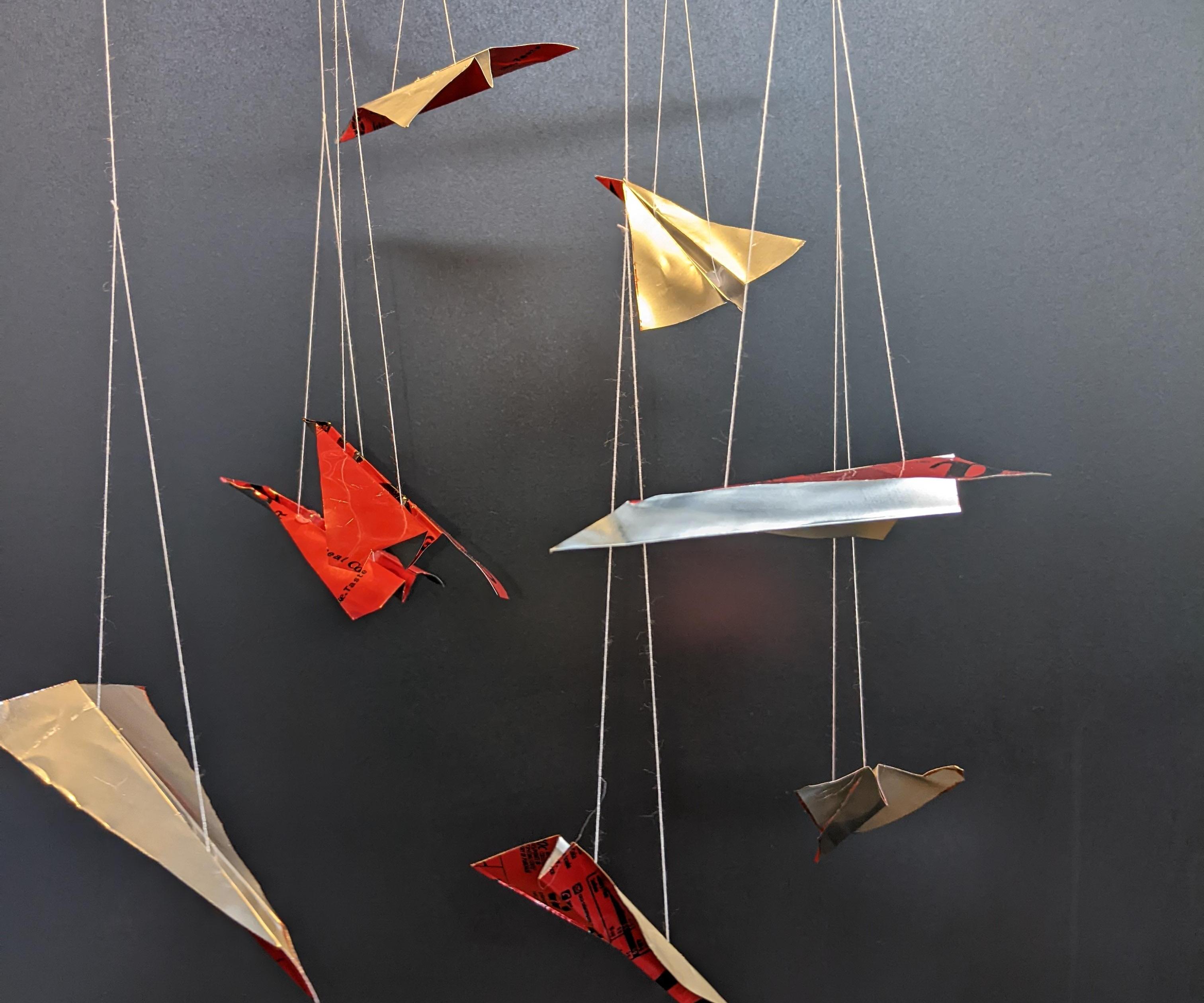 Coke Can Plane Mobile