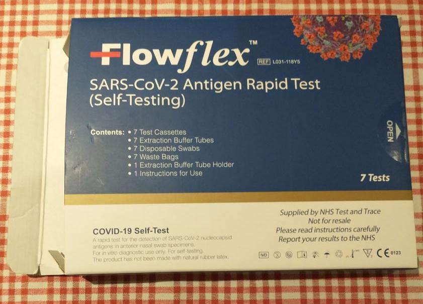 Covid 19 Test Tile Domino Set