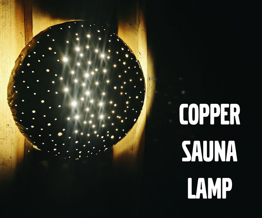 Copper Sauna Lamp