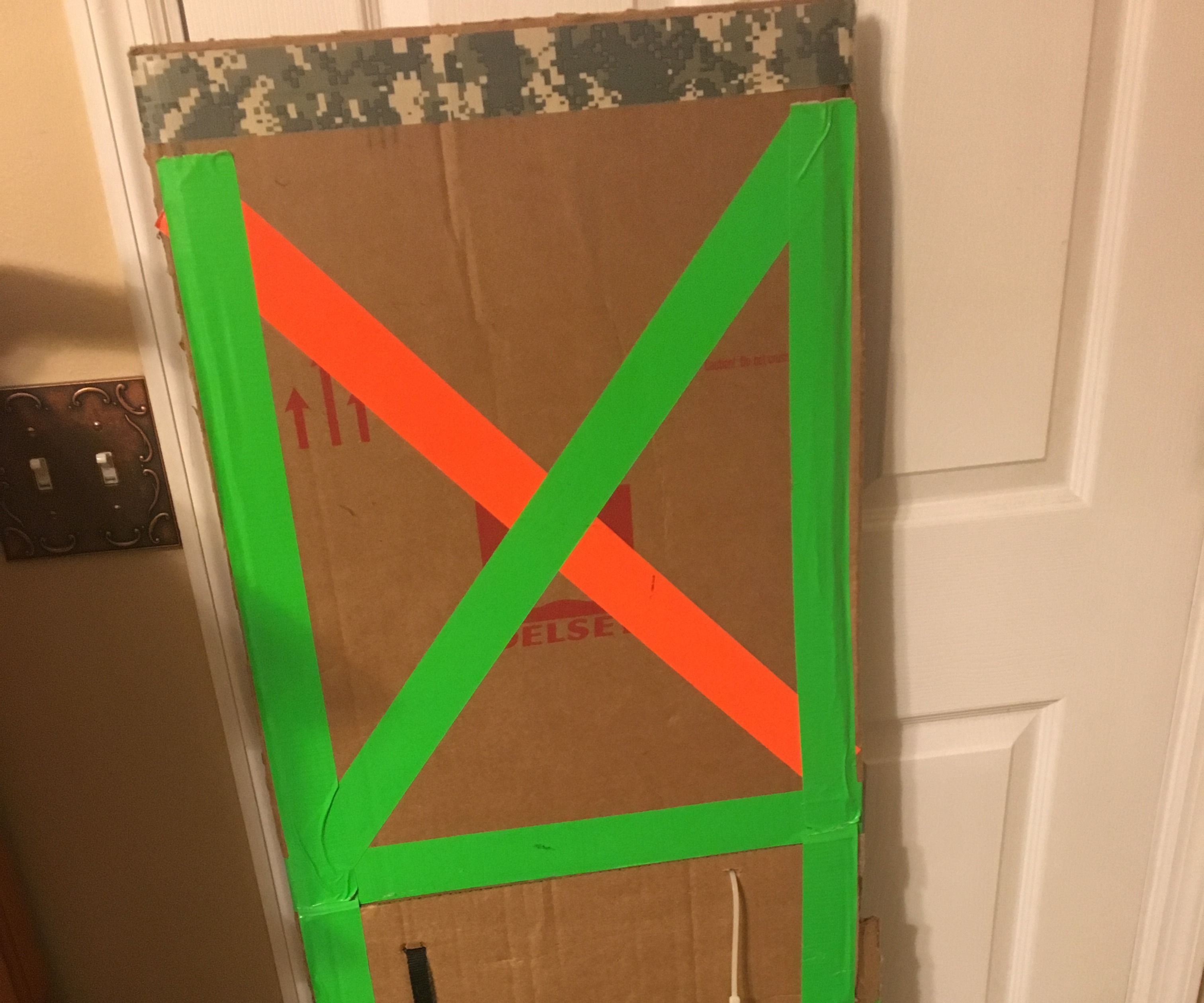 Cardboard Nerf Riot Shield