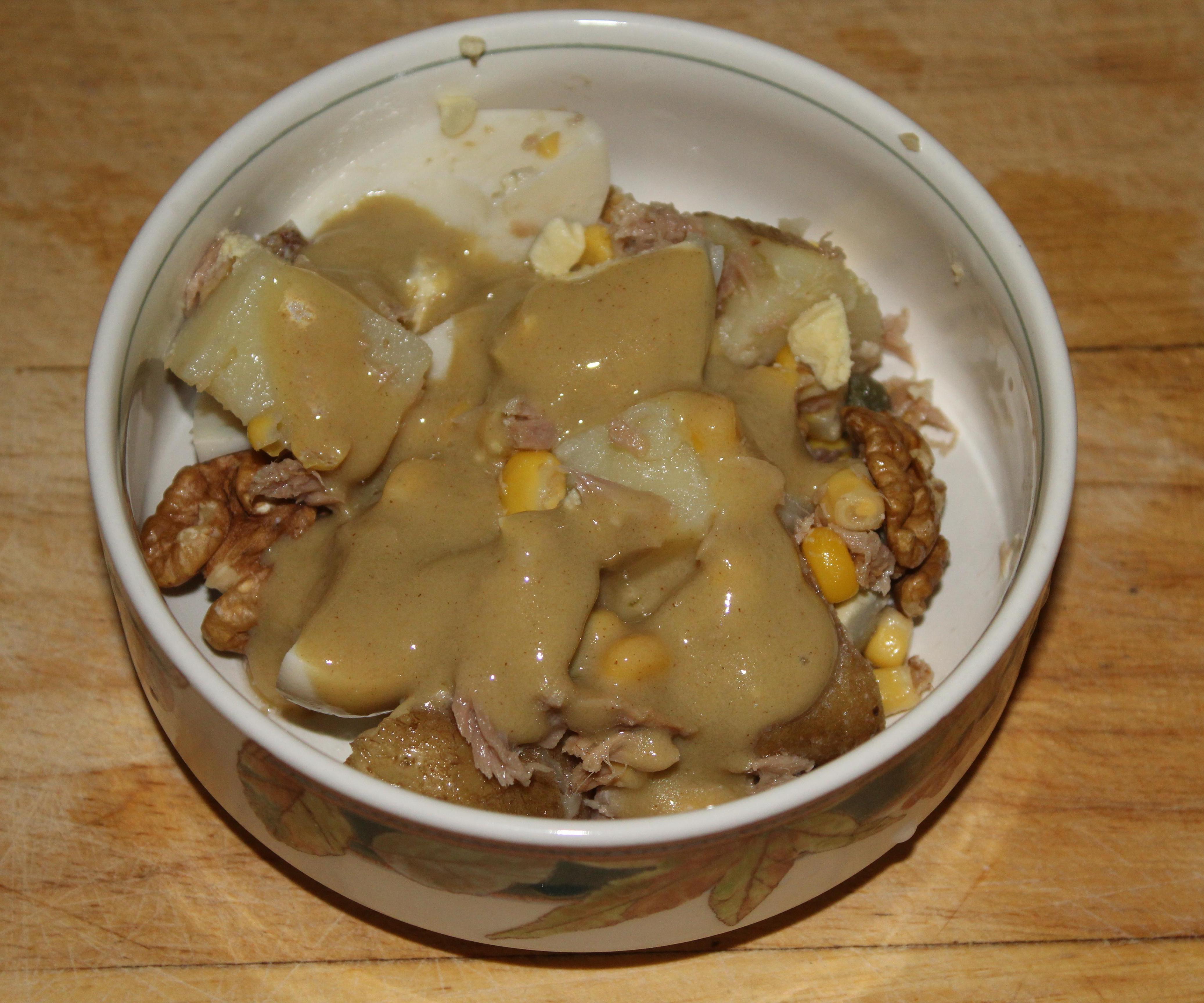 Potato Salad With Tuna and Eggs